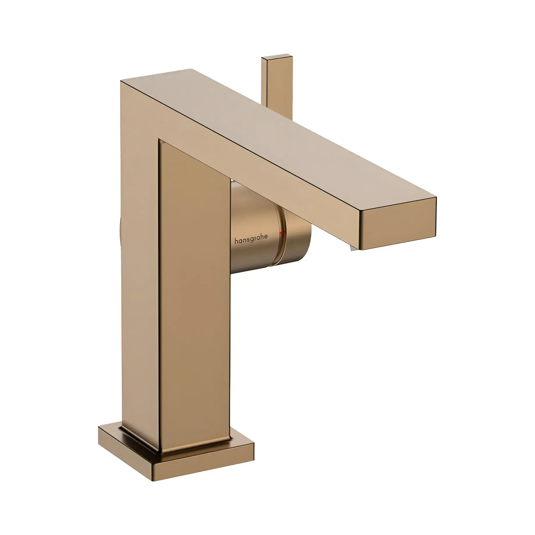 Змішувач для раковини Tecturis E Hansgrohe 73023140 Brushed Bronze — вид на білому тлі