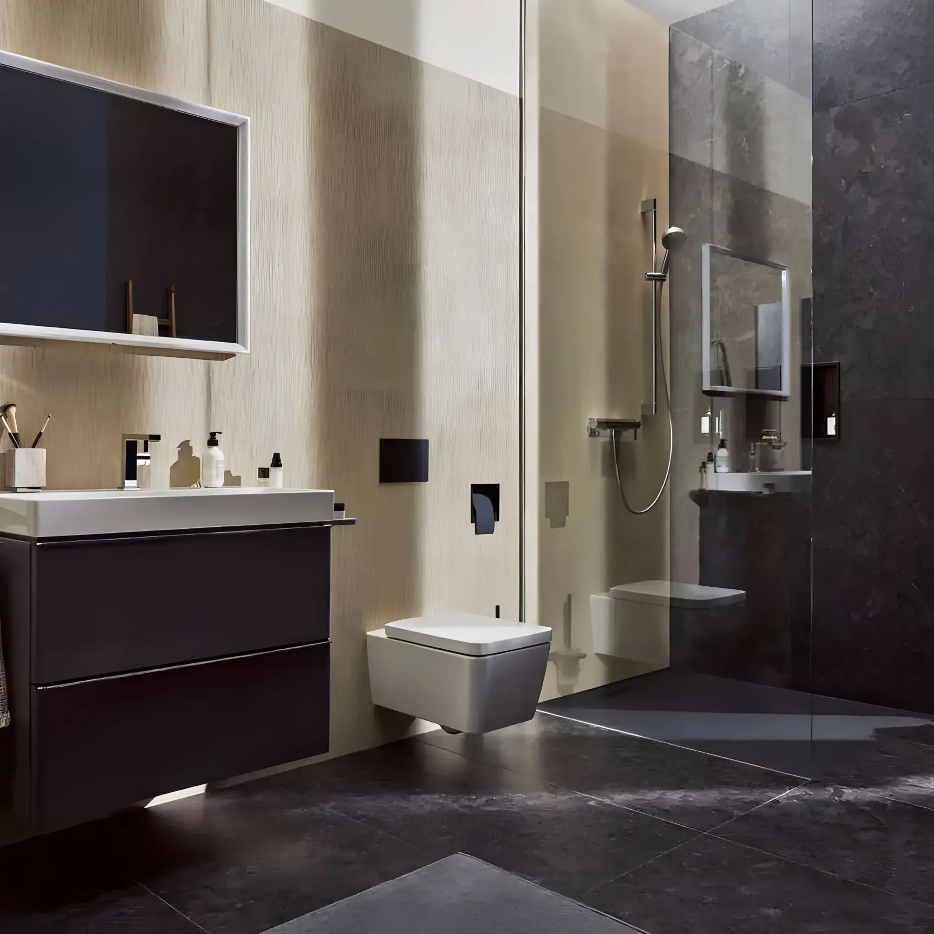 Змішувач для раковини Tecturis E Hansgrohe 73024000 Chrome — ракурс 3/4