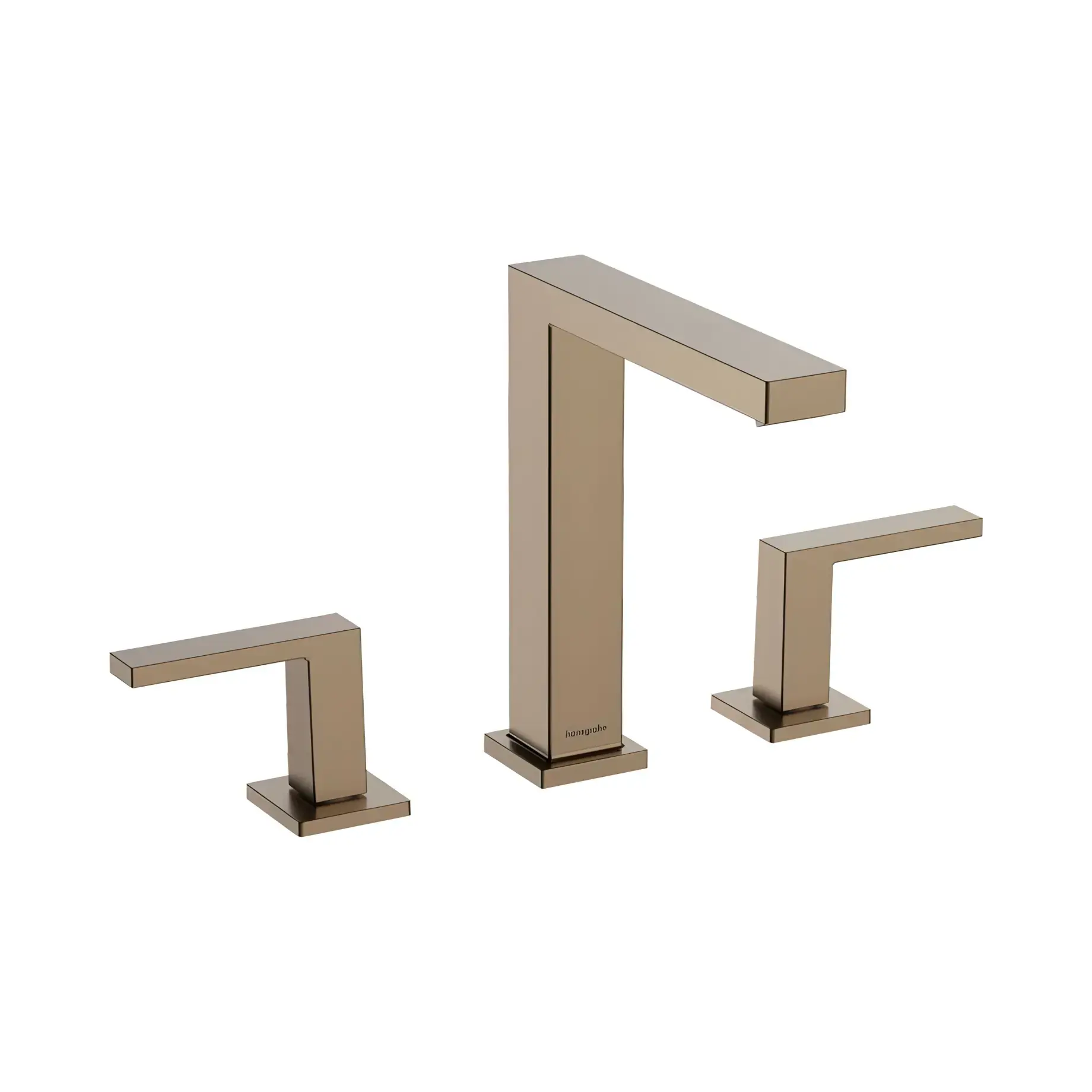 Змішувач для раковини Tecturis E Hansgrohe 73030140 Brushed Bronze — вид на білому тлі