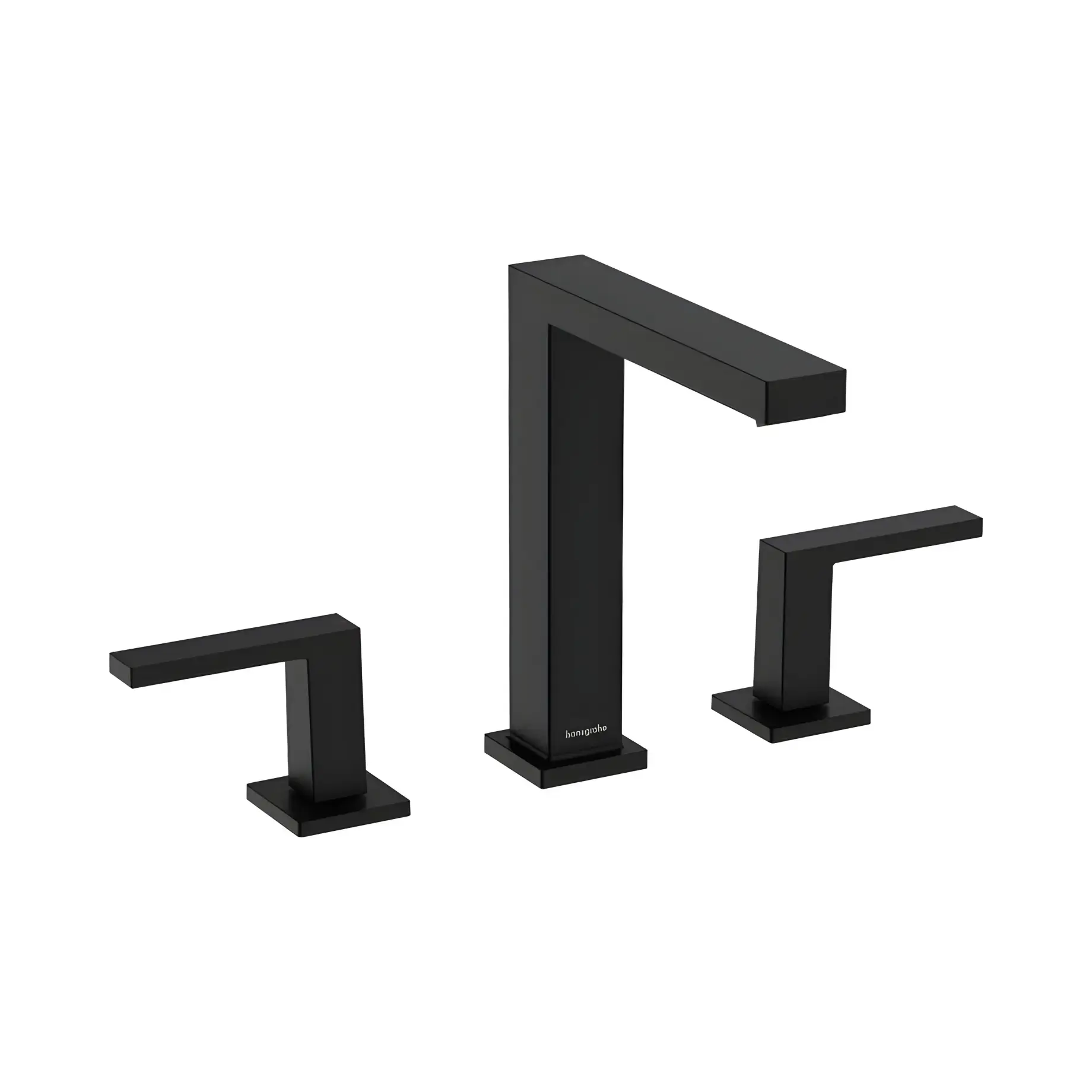 Змішувач для раковини Tecturis E Hansgrohe 73030670 Matt Black — вид на білому тлі