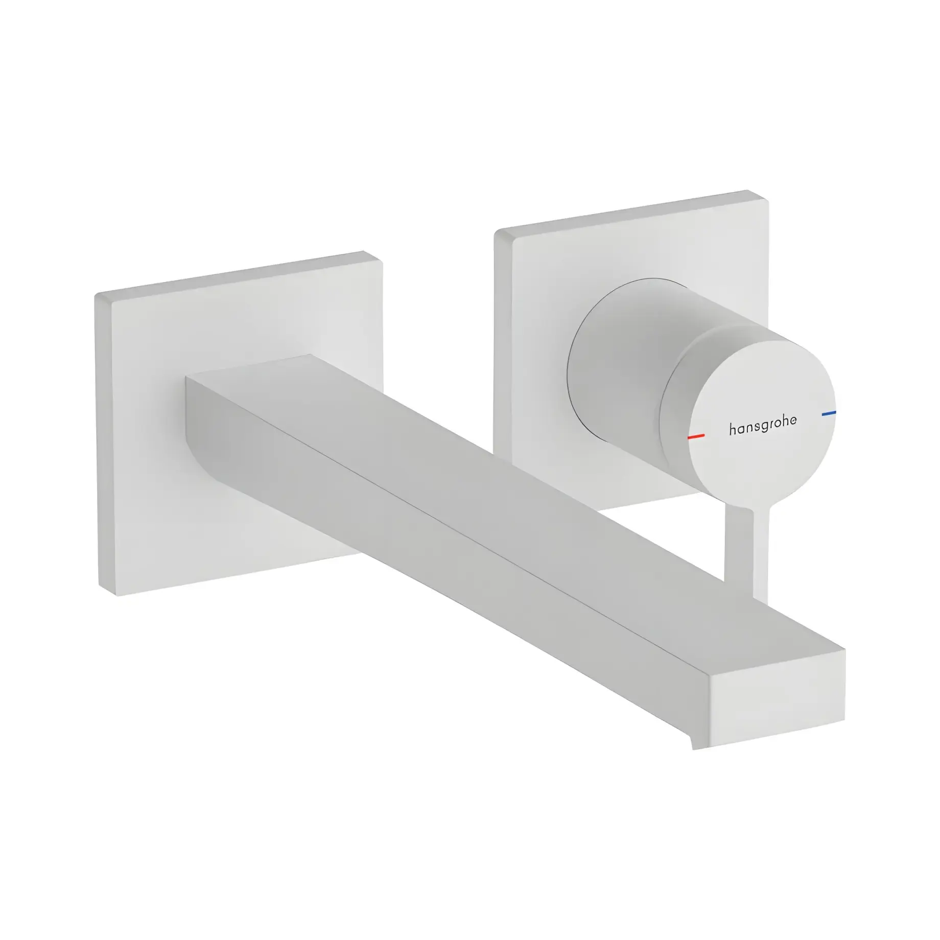 Змішувач для раковини Tecturis E Hansgrohe 73051700 White Matt — вид на білому тлі