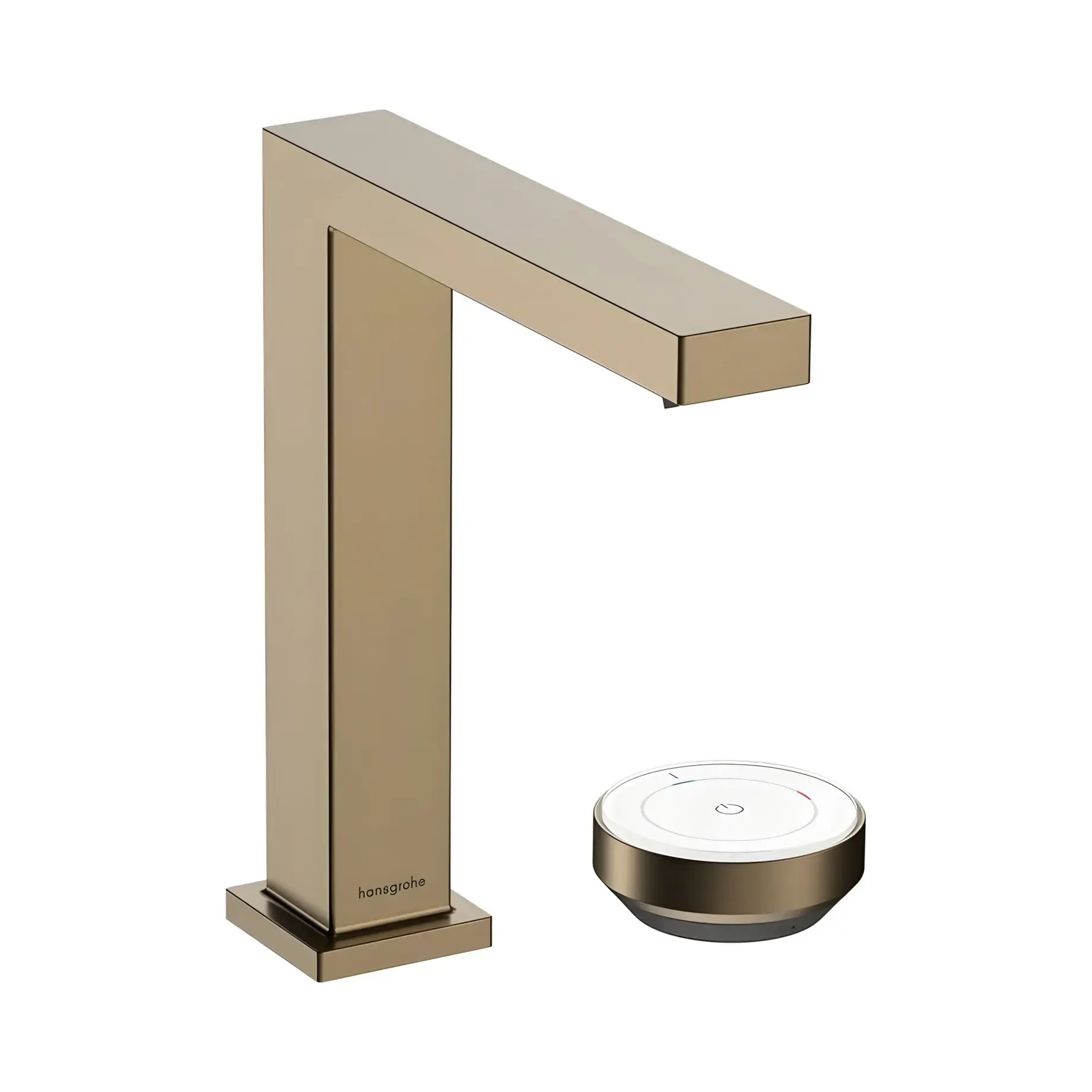 Змішувач для раковини Tecturis E Hansgrohe 73053140 Brushed Bronze — вид на білому тлі
