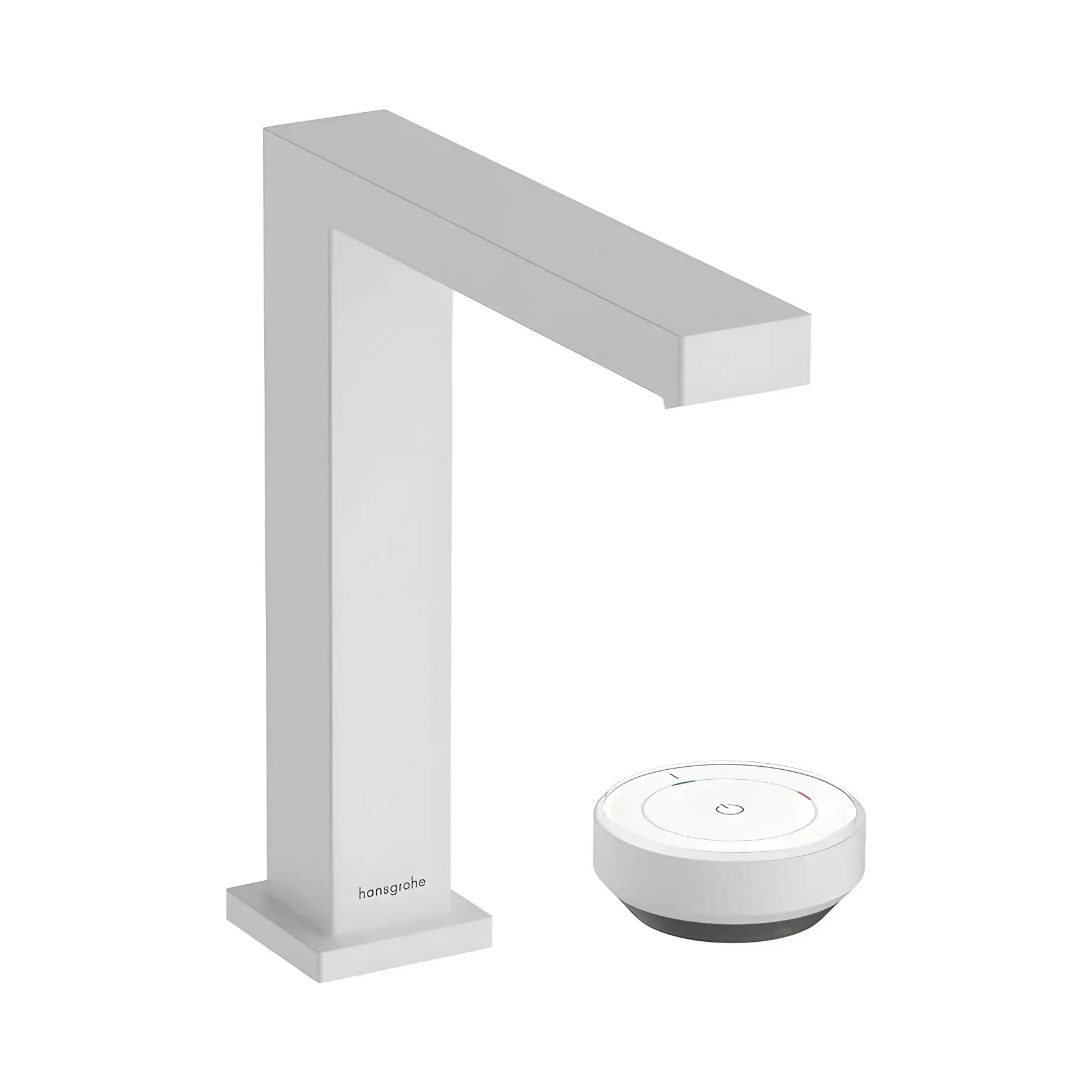 Змішувач для раковини Tecturis E Hansgrohe 73053700 White Matt — вид на білому тлі