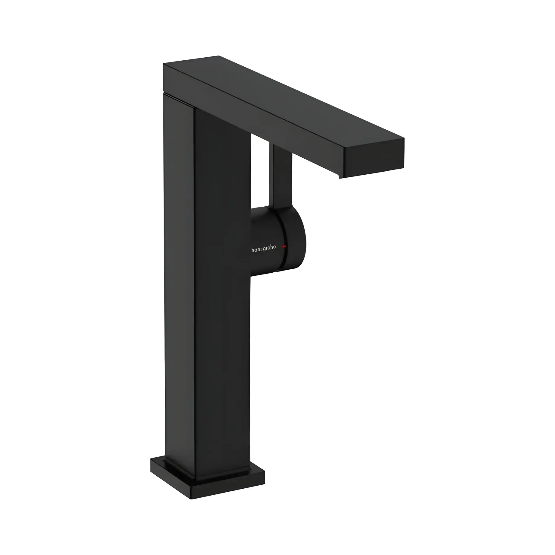 Змішувач для раковини Tecturis E Hansgrohe 73060670 Matt Black — вид на білому тлі