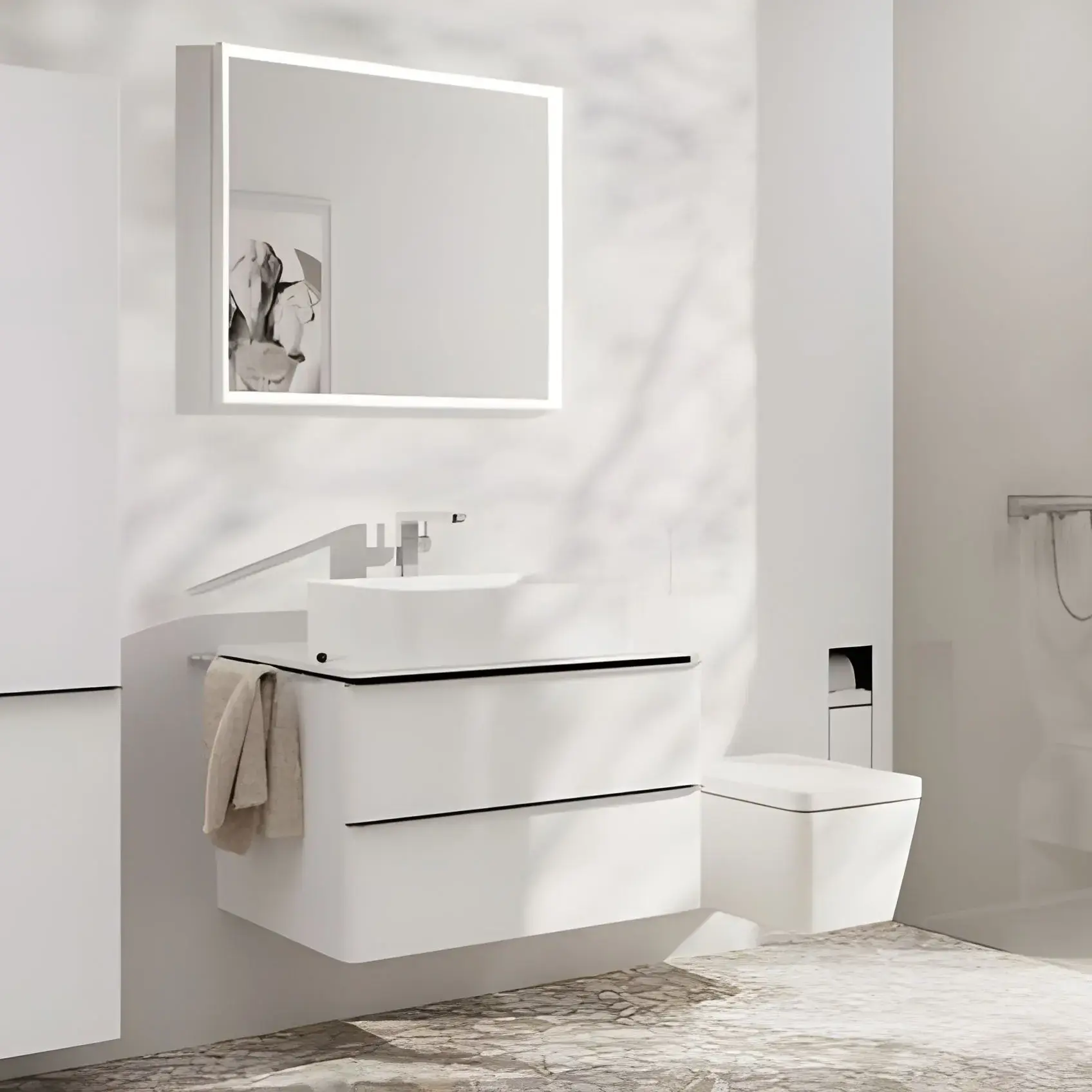Змішувач для раковини Tecturis E Hansgrohe 73073000 Chrome — вид спереду