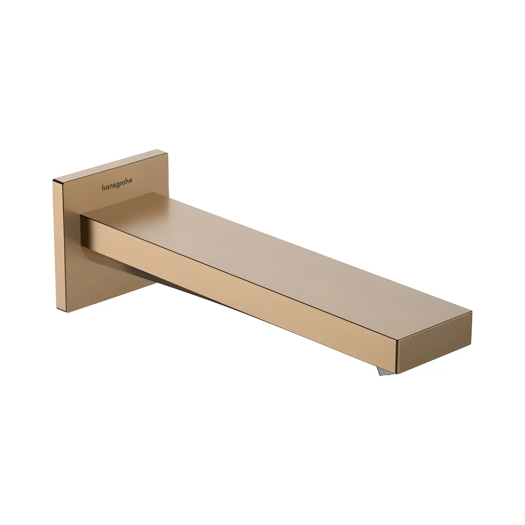Вилив Tecturis E Hansgrohe 73410140 Brushed Bronze — вид на білому тлі