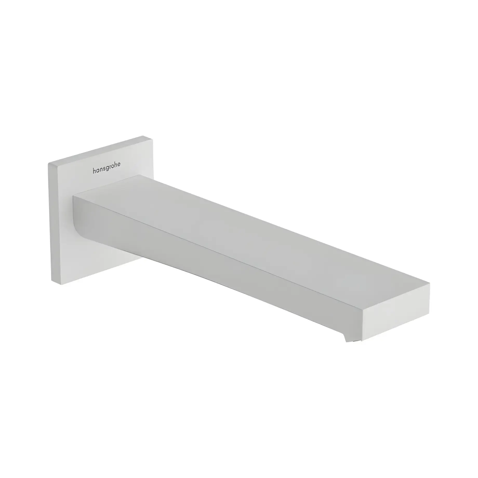 Вилив Tecturis E Hansgrohe 73410700 White Matt — вид на білому тлі