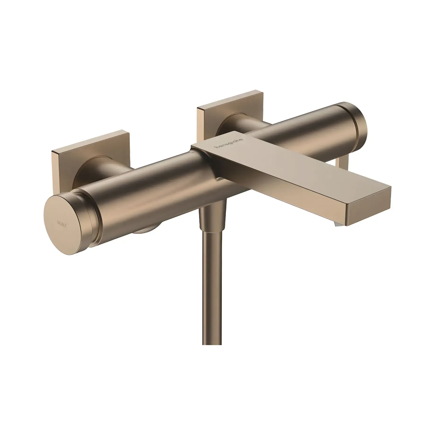 Змішувач для ванни Tecturis E Hansgrohe 73420140 Brushed Bronze — вид на білому тлі