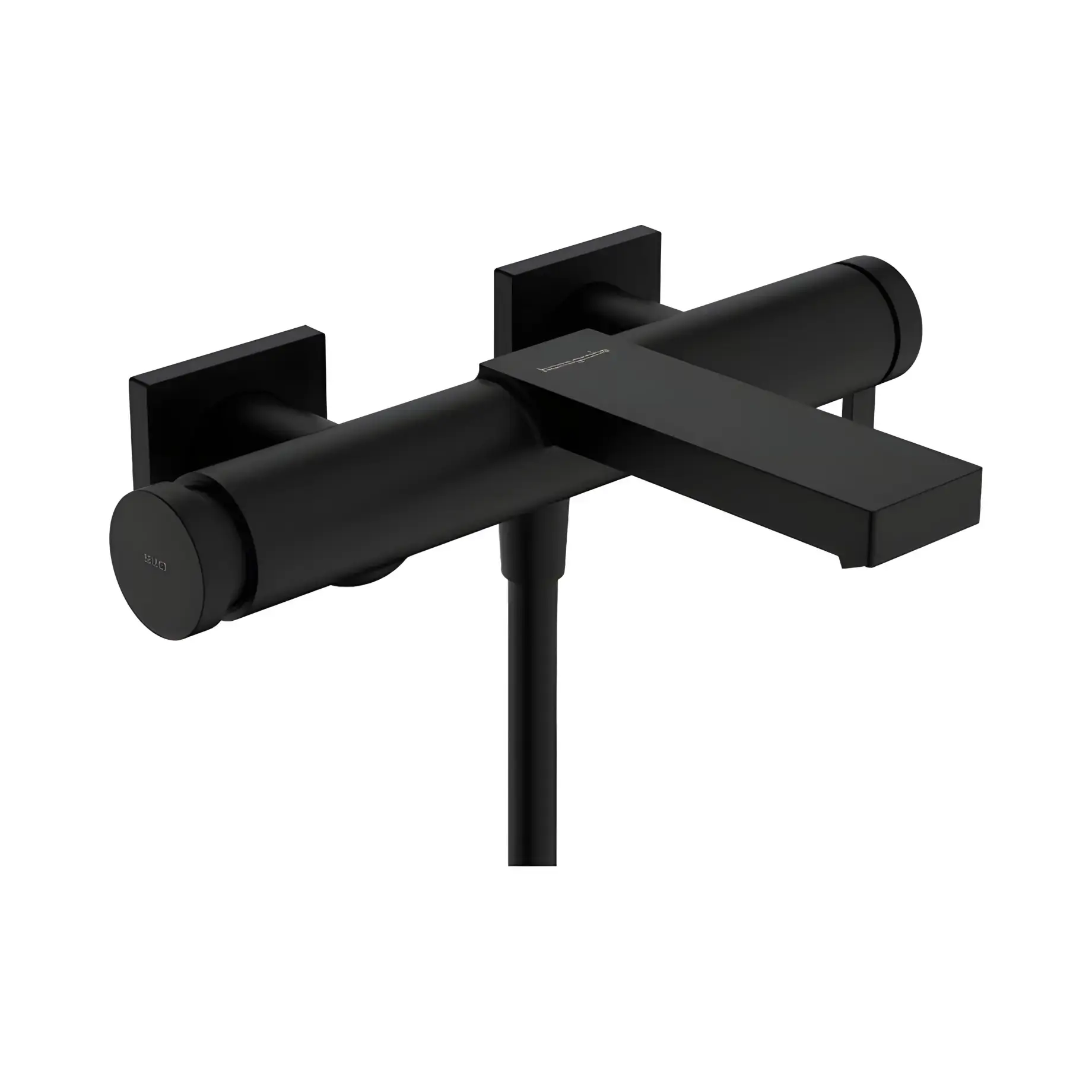 Змішувач для ванни Tecturis E Hansgrohe 73420670 Matt Black — вид на білому тлі