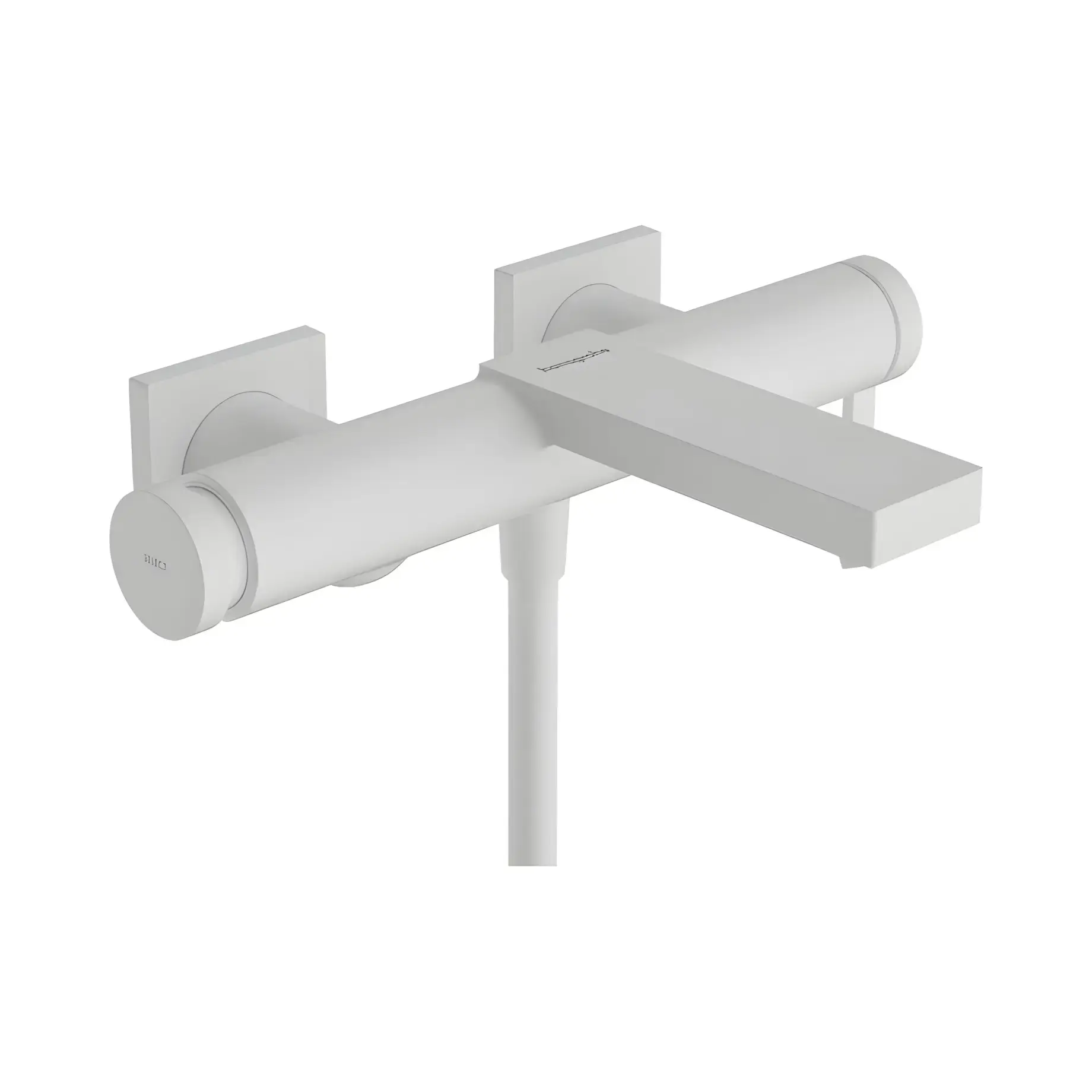 Змішувач для ванни Tecturis E Hansgrohe 73420700 White Matt — вид на білому тлі