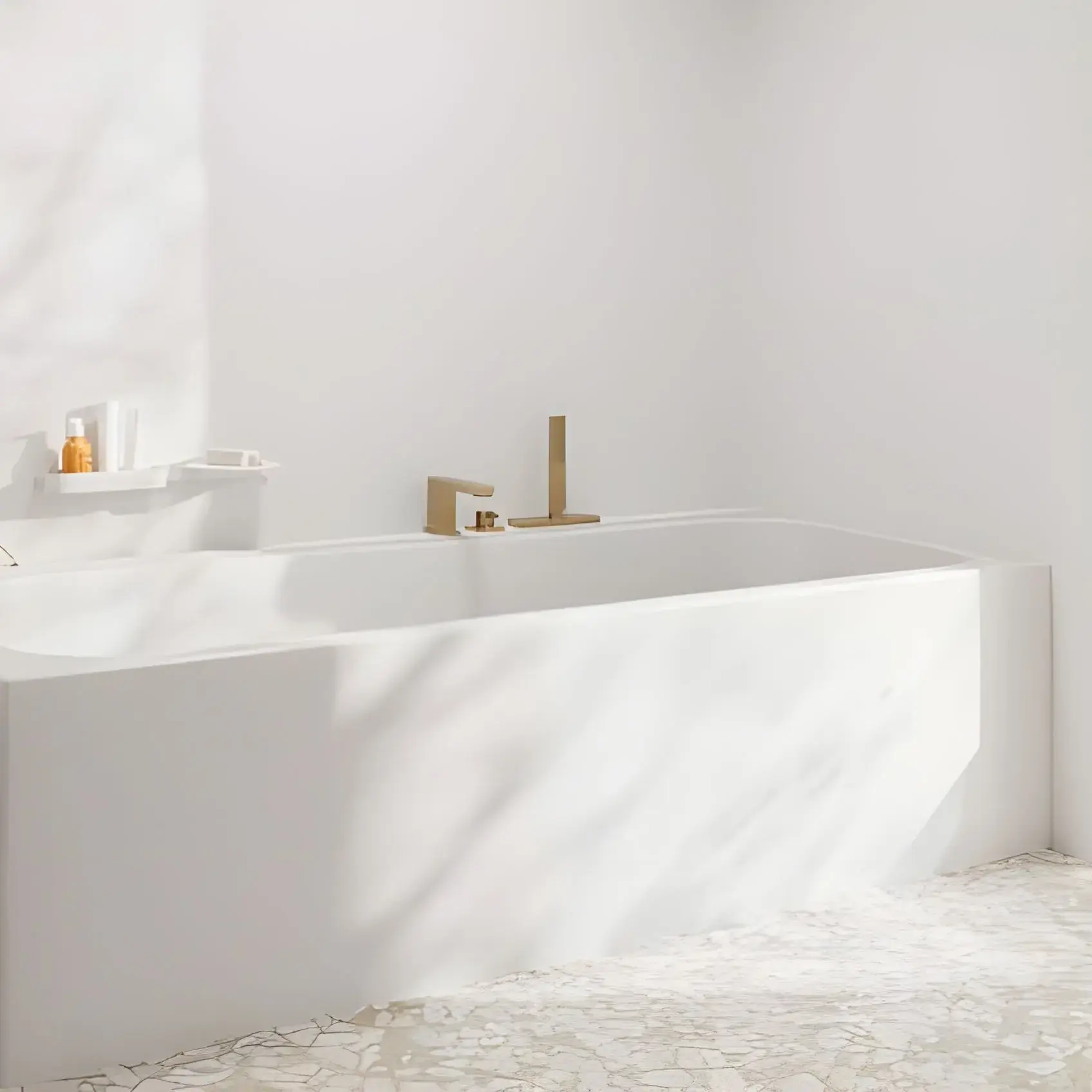 Змішувач для ванни Tecturis E Hansgrohe 73443140 Brushed Bronze — вид спереду