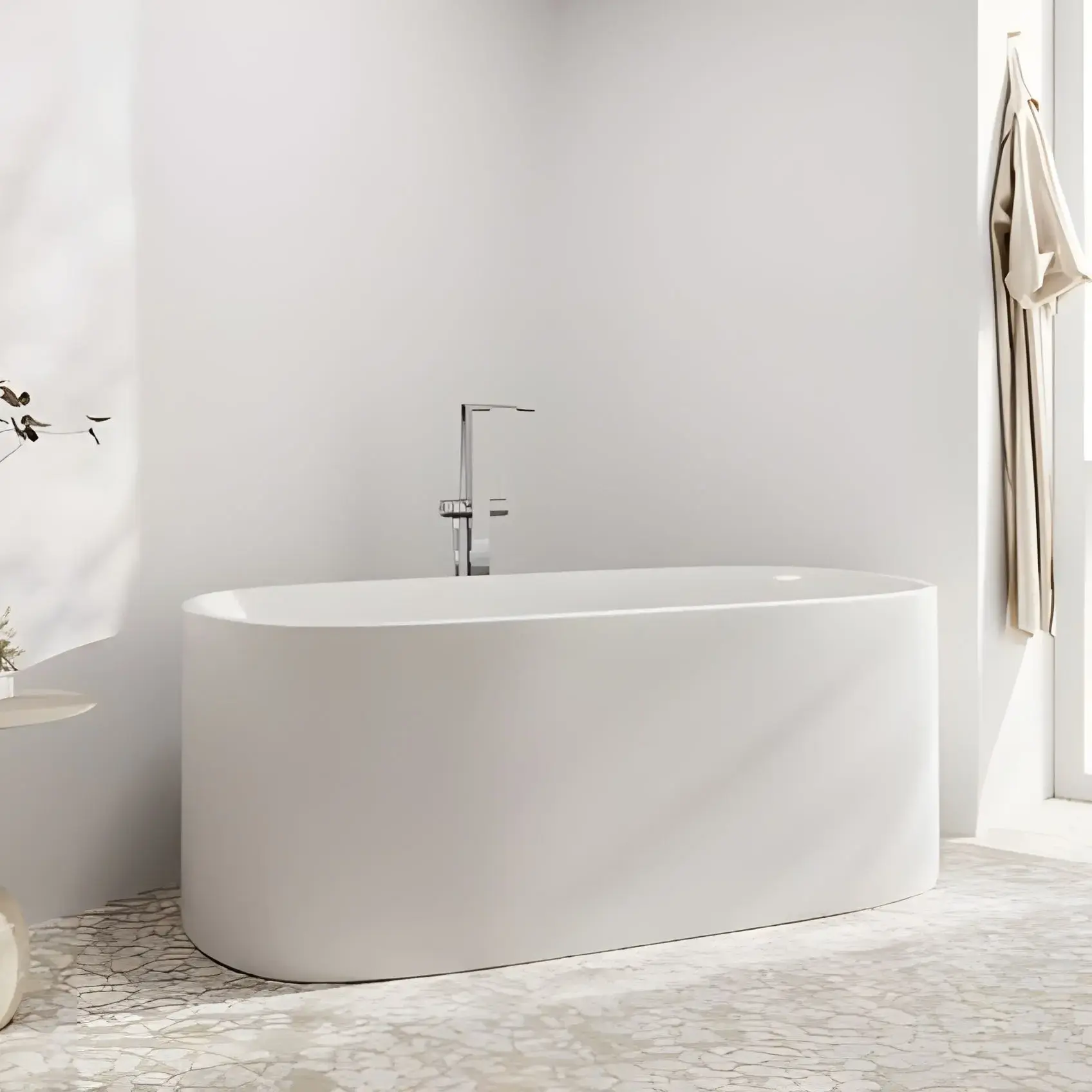 Змішувач для ванни Tecturis E Hansgrohe 73445000 Chrome — вид спереду