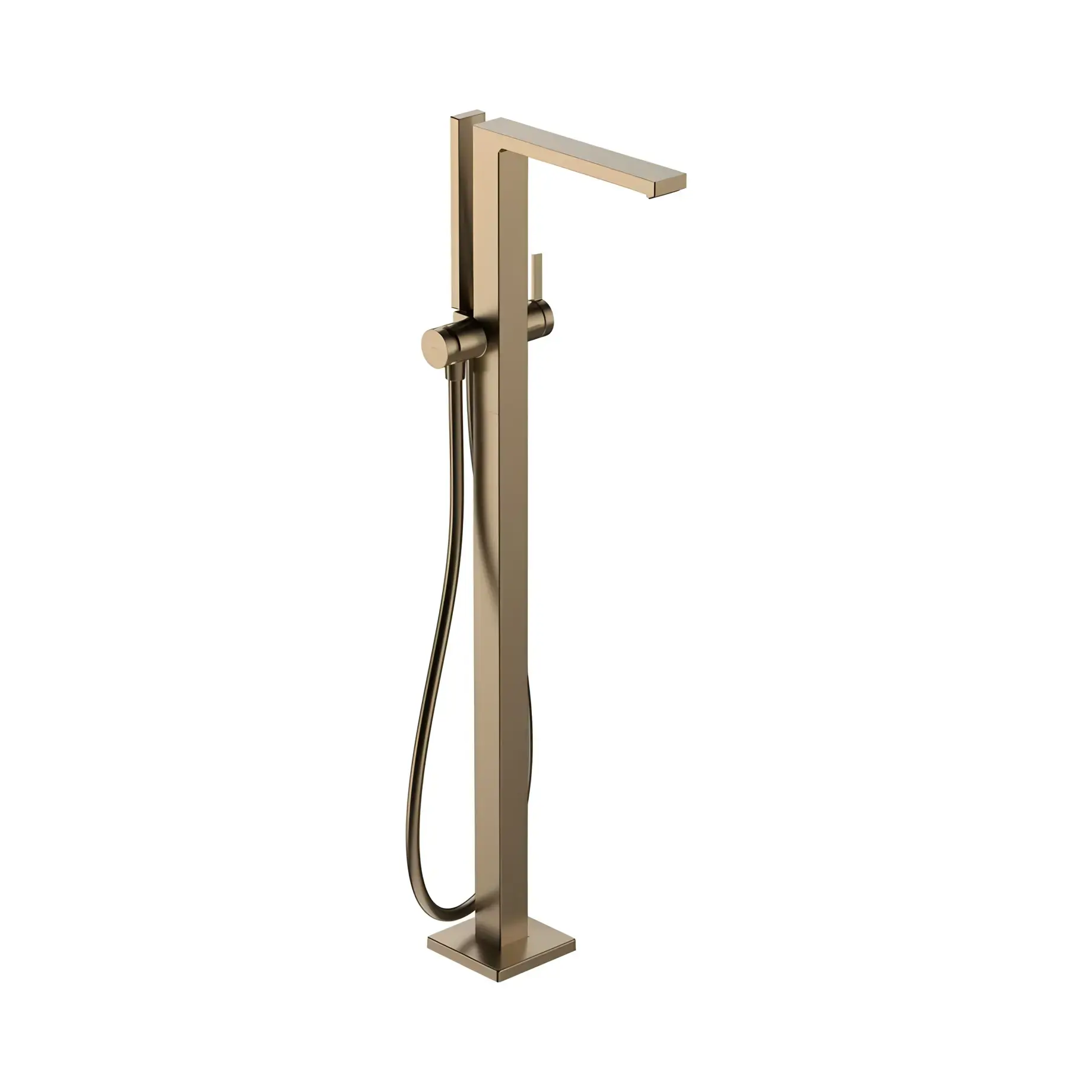 Змішувач для ванни Tecturis E Hansgrohe 73445140 Brushed Bronze — вид на білому тлі
