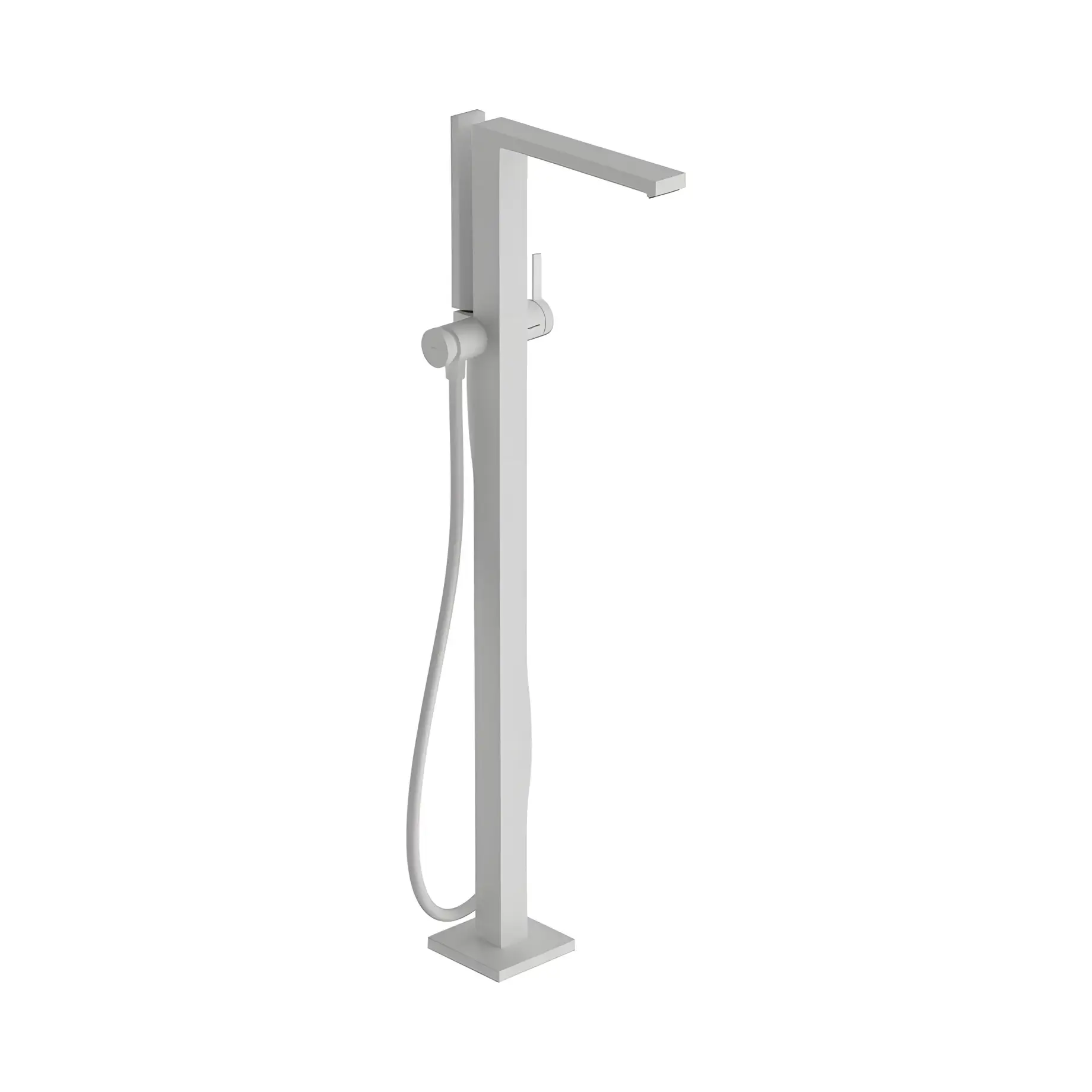 Змішувач для ванни Tecturis E Hansgrohe 73445700 White Matt — вид на білому тлі