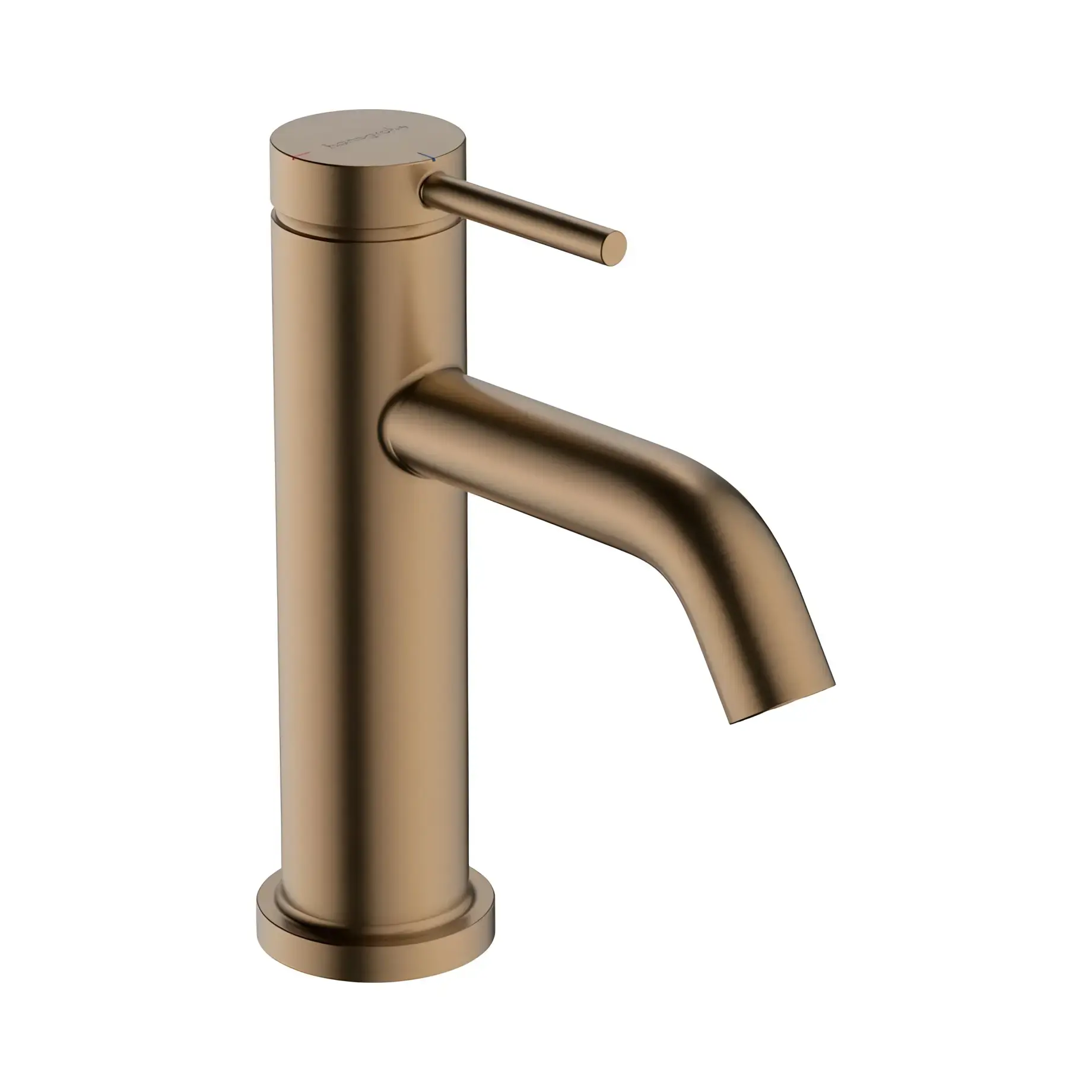 Змішувач для раковини Tecturis S Hansgrohe 73302140 Brushed Bronze — вид на білому тлі