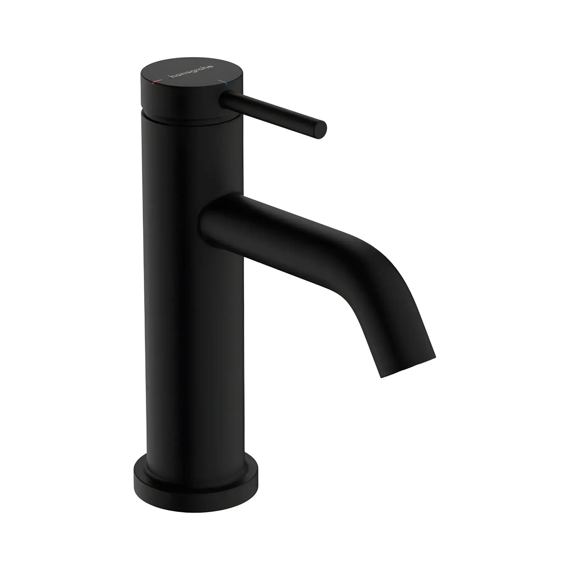 Змішувач для раковини Tecturis S Hansgrohe 73302670 Matt Black — вид на білому тлі