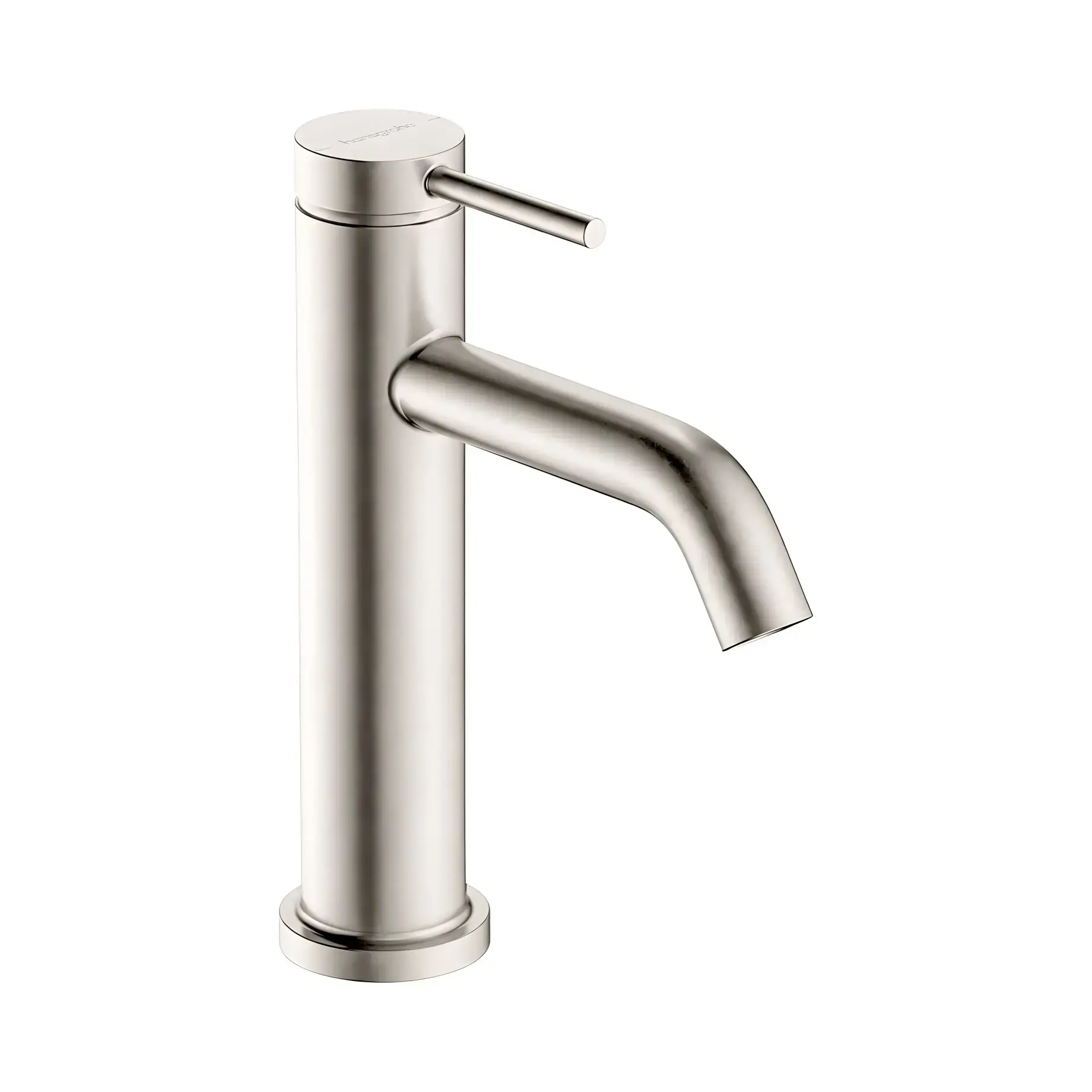 Змішувач для раковини Tecturis S Hansgrohe 73310800 Stainless Steel Optic — вид на білому тлі