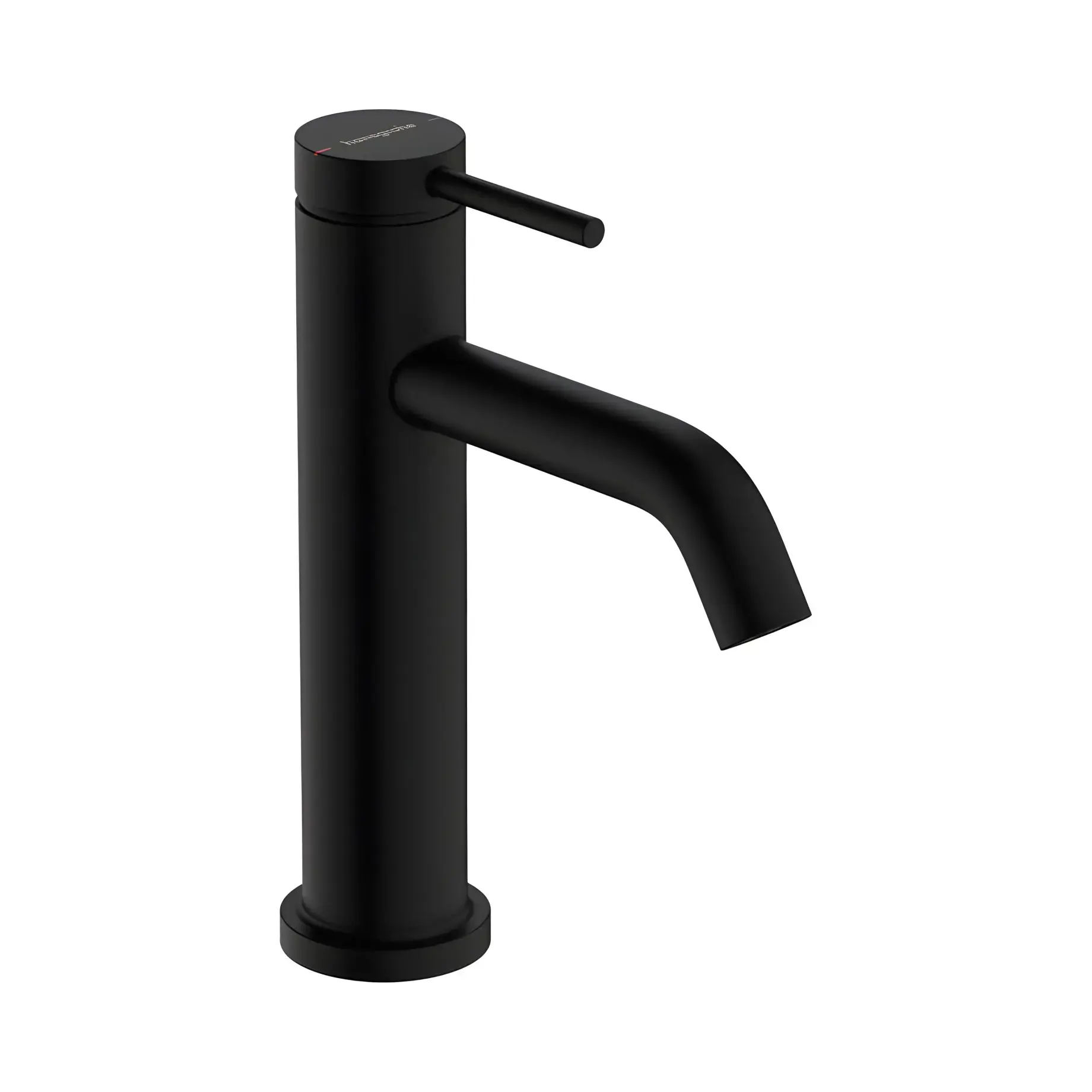 Змішувач для раковини Tecturis S Hansgrohe 73311670 Matt Black — вид на білому тлі