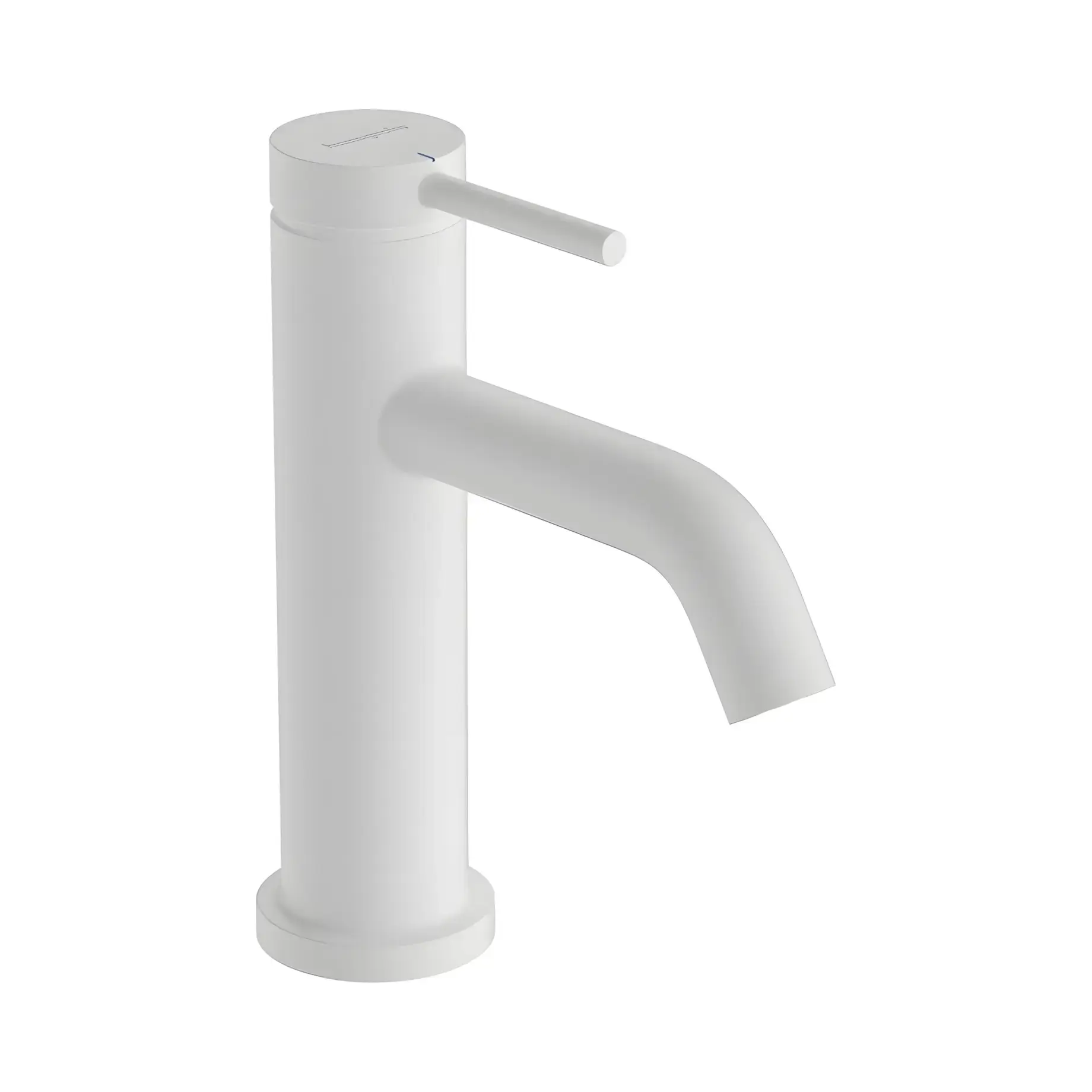 Кран для раковини Tecturis S Hansgrohe 73313700 White Matt — вид на білому тлі