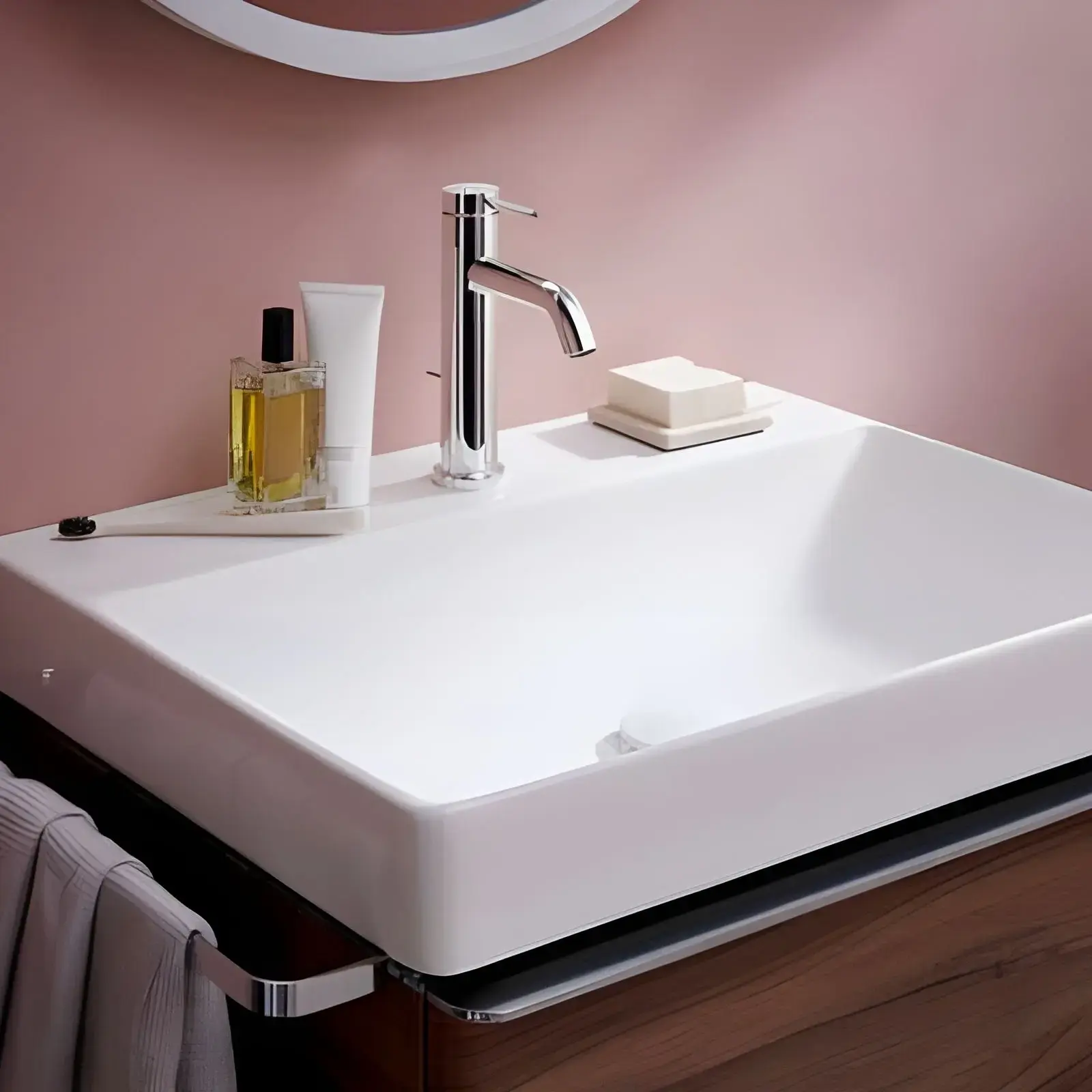 Змішувач для раковини Tecturis S Hansgrohe 73314000 Chrome — вид спереду