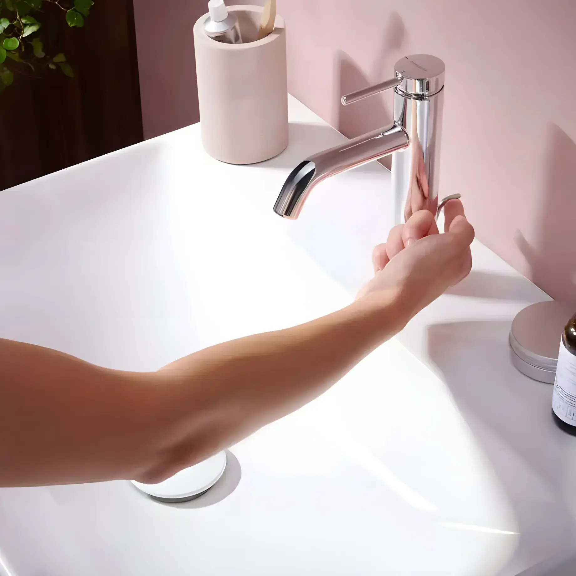 Змішувач для раковини Tecturis S Hansgrohe 73318000 Chrome — вид спереду
