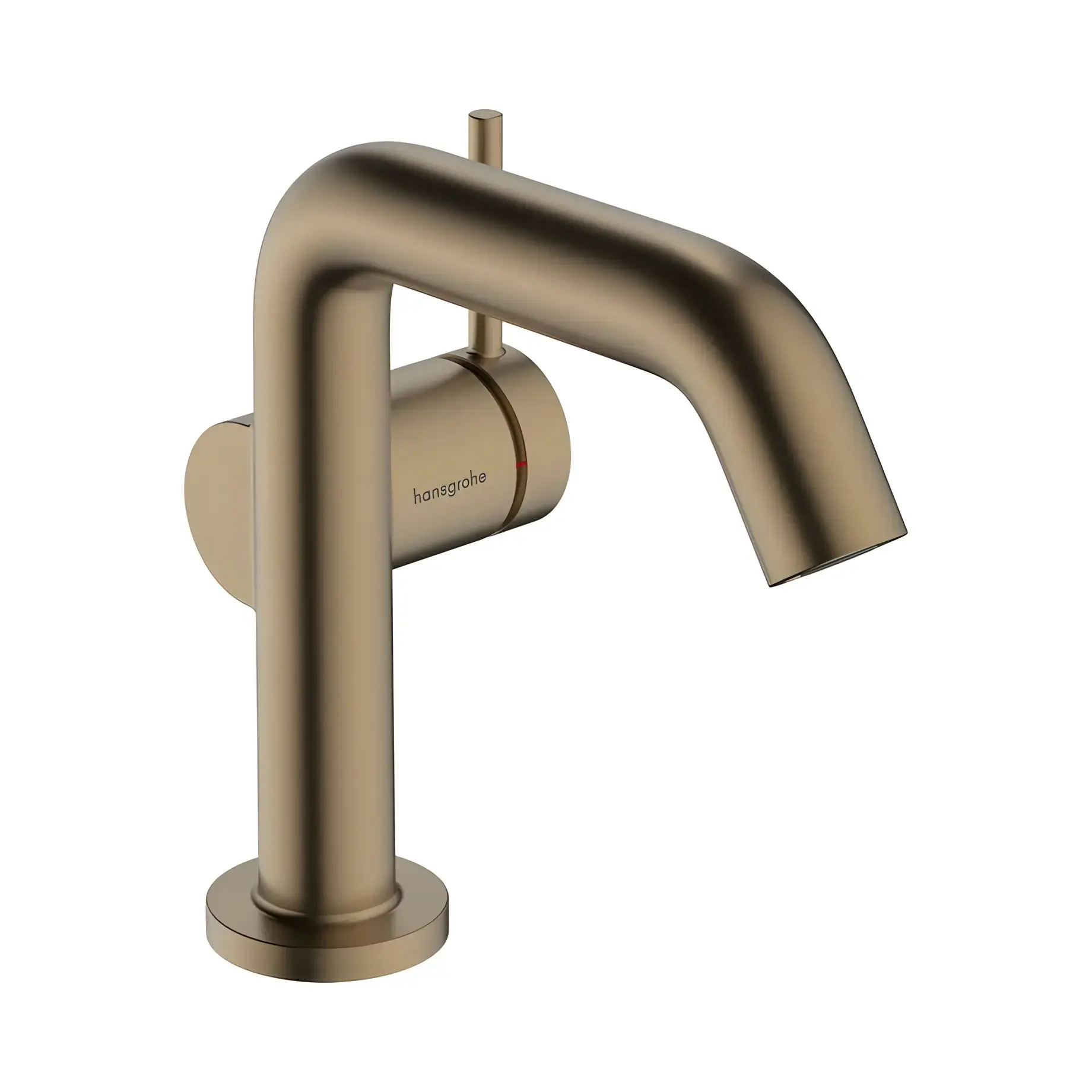 Змішувач для раковини Tecturis S Hansgrohe 73321140 Brushed Bronze — вид на білому тлі