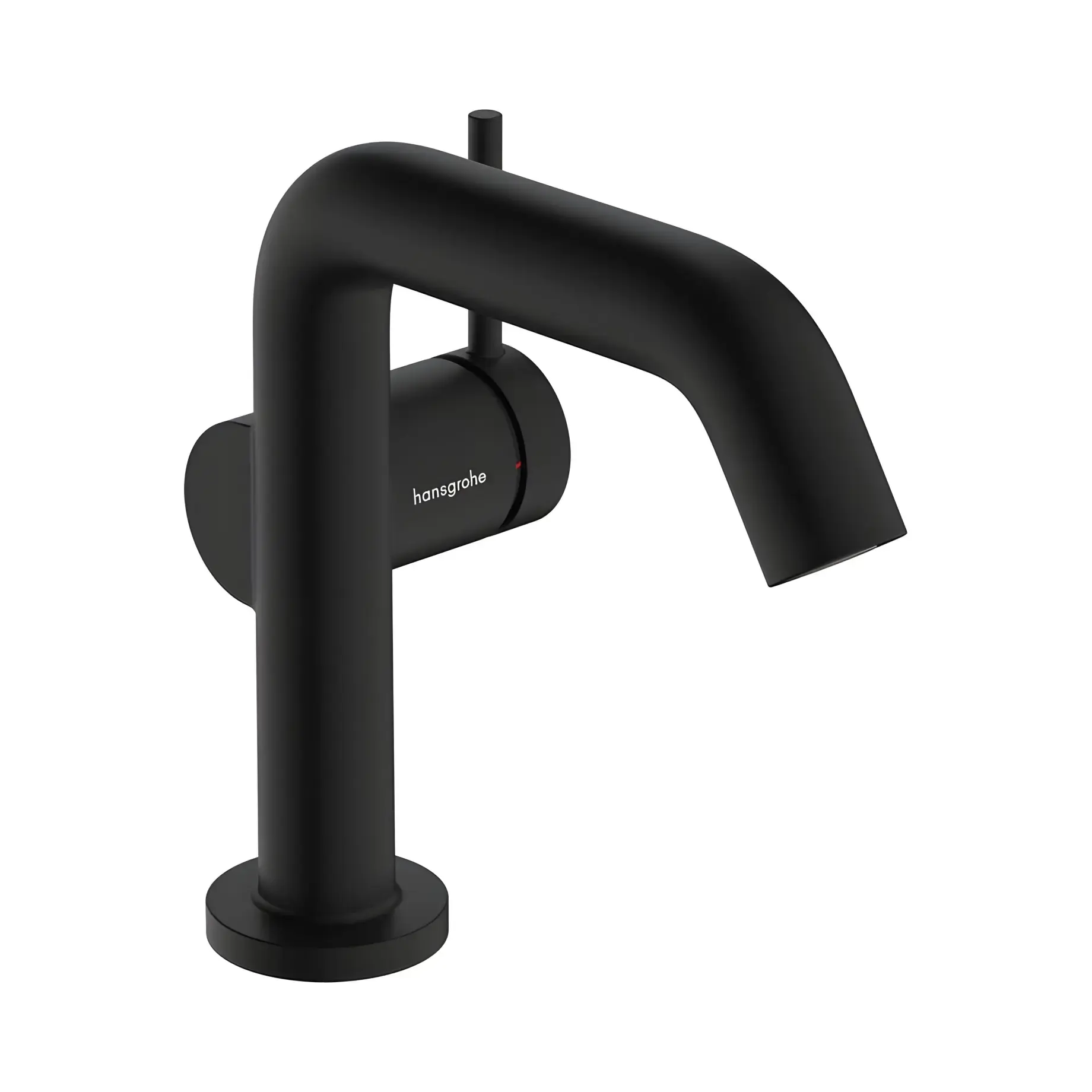 Змішувач для раковини Tecturis S Hansgrohe 73321670 Matt Black — вид на білому тлі