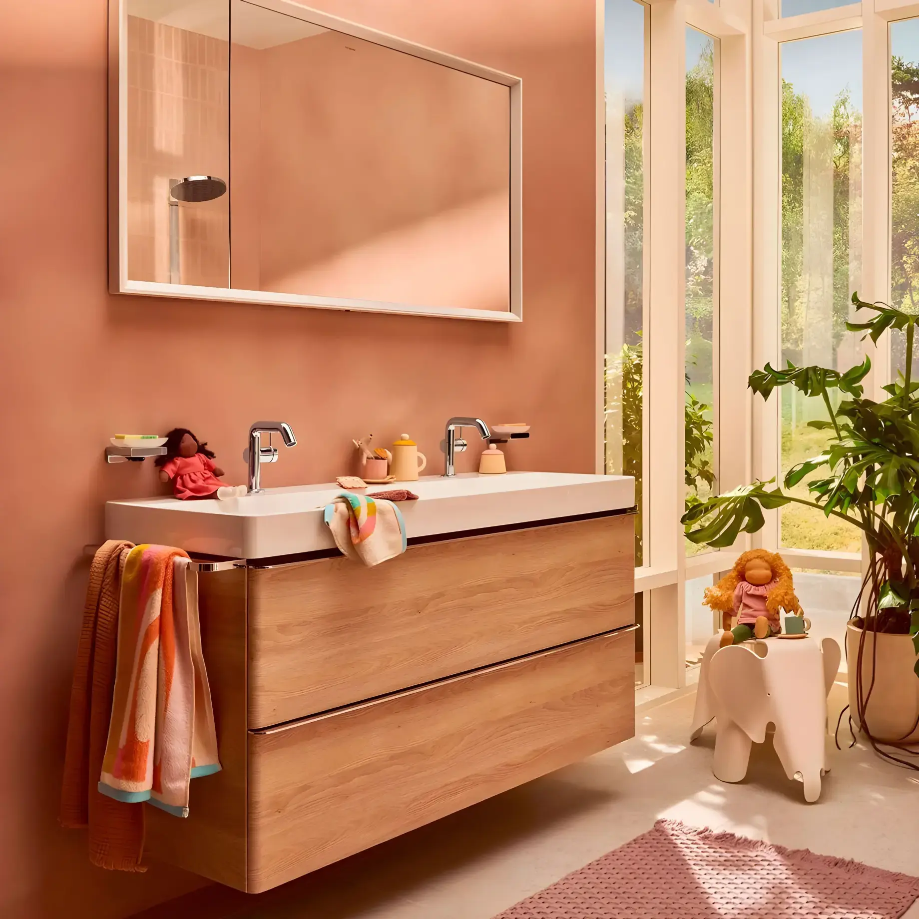 Змішувач для раковини Tecturis S Hansgrohe 73323000 Chrome — ракурс 3/4