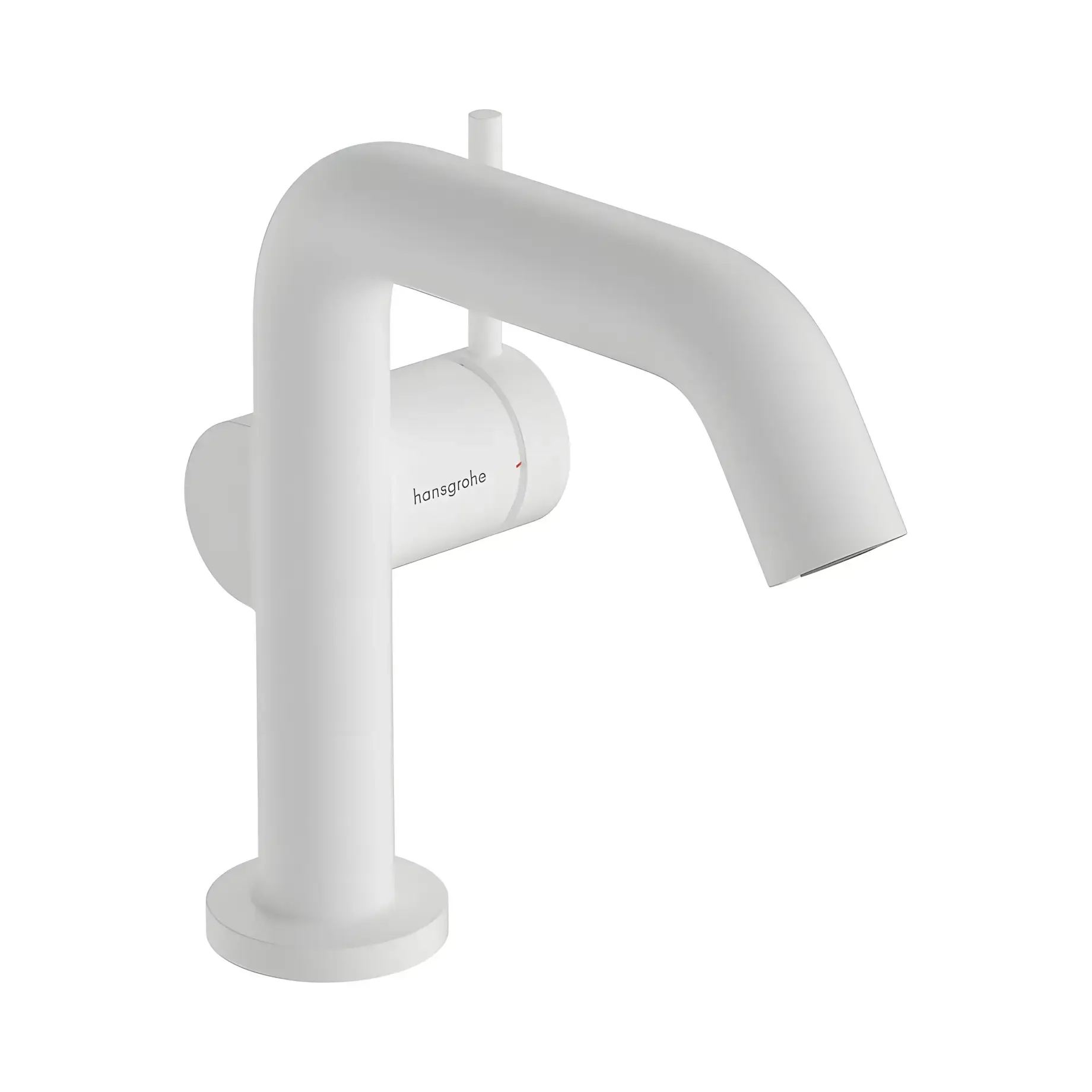 Змішувач для раковини Tecturis S Hansgrohe 73323700 White Matt — вид на білому тлі