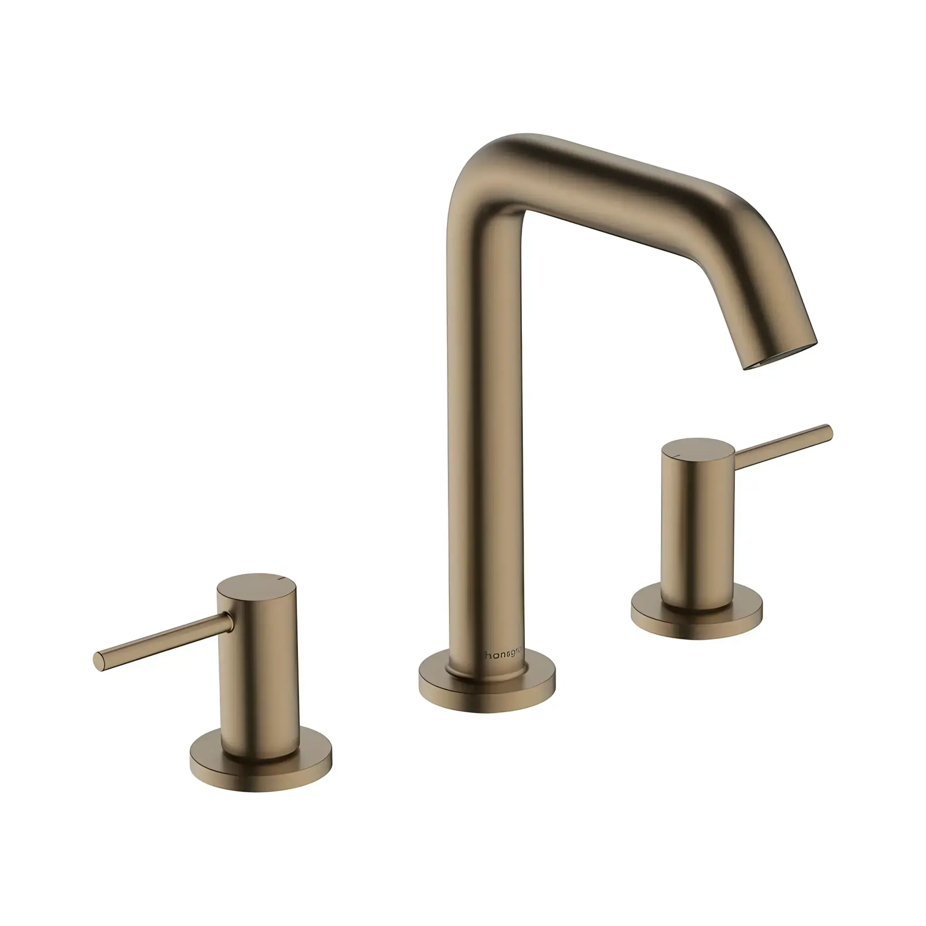 Змішувач для раковини Tecturis S Hansgrohe 73330140 Brushed Bronze — вид на білому тлі