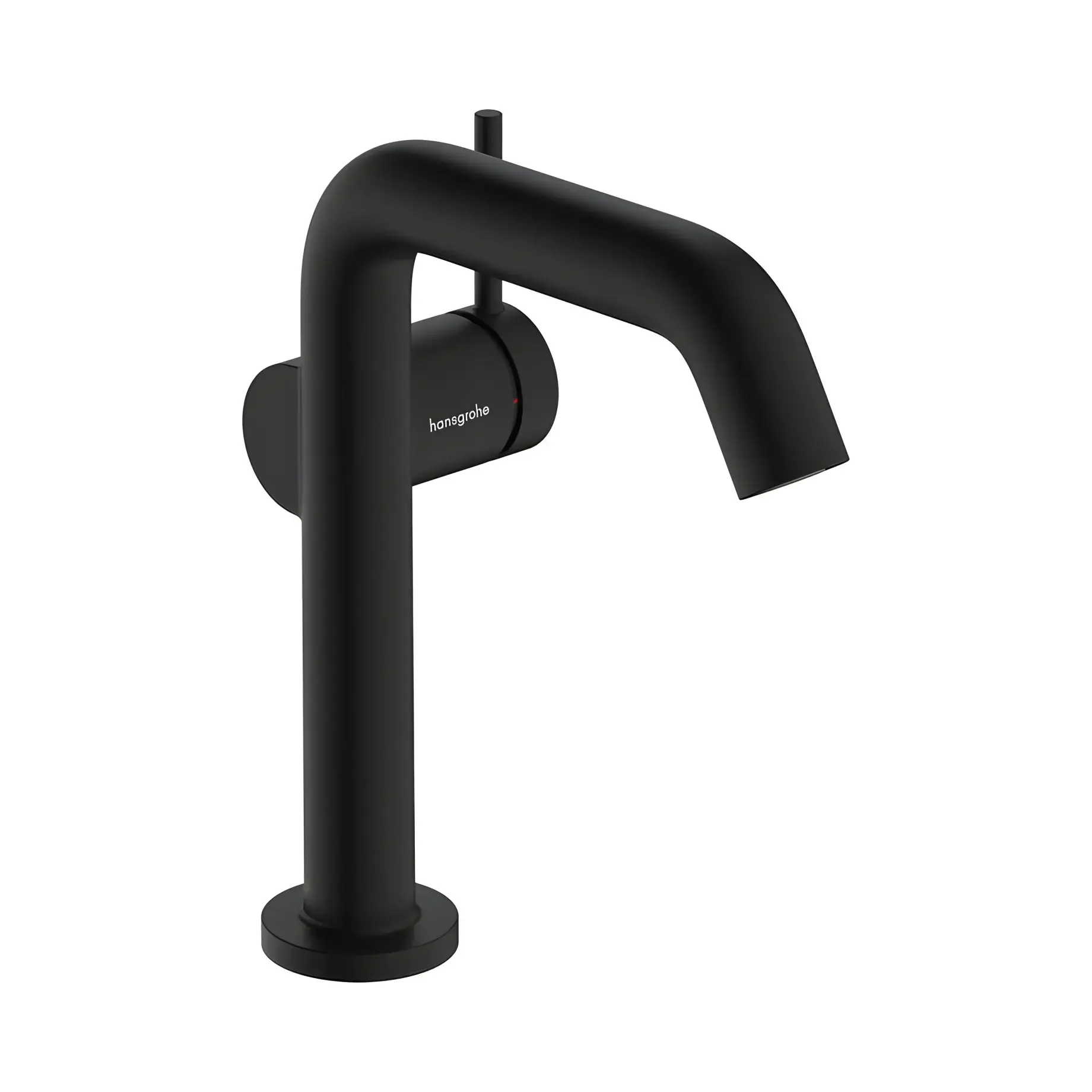 Змішувач для раковини Tecturis S Hansgrohe 73340670 Matt Black — вид на білому тлі