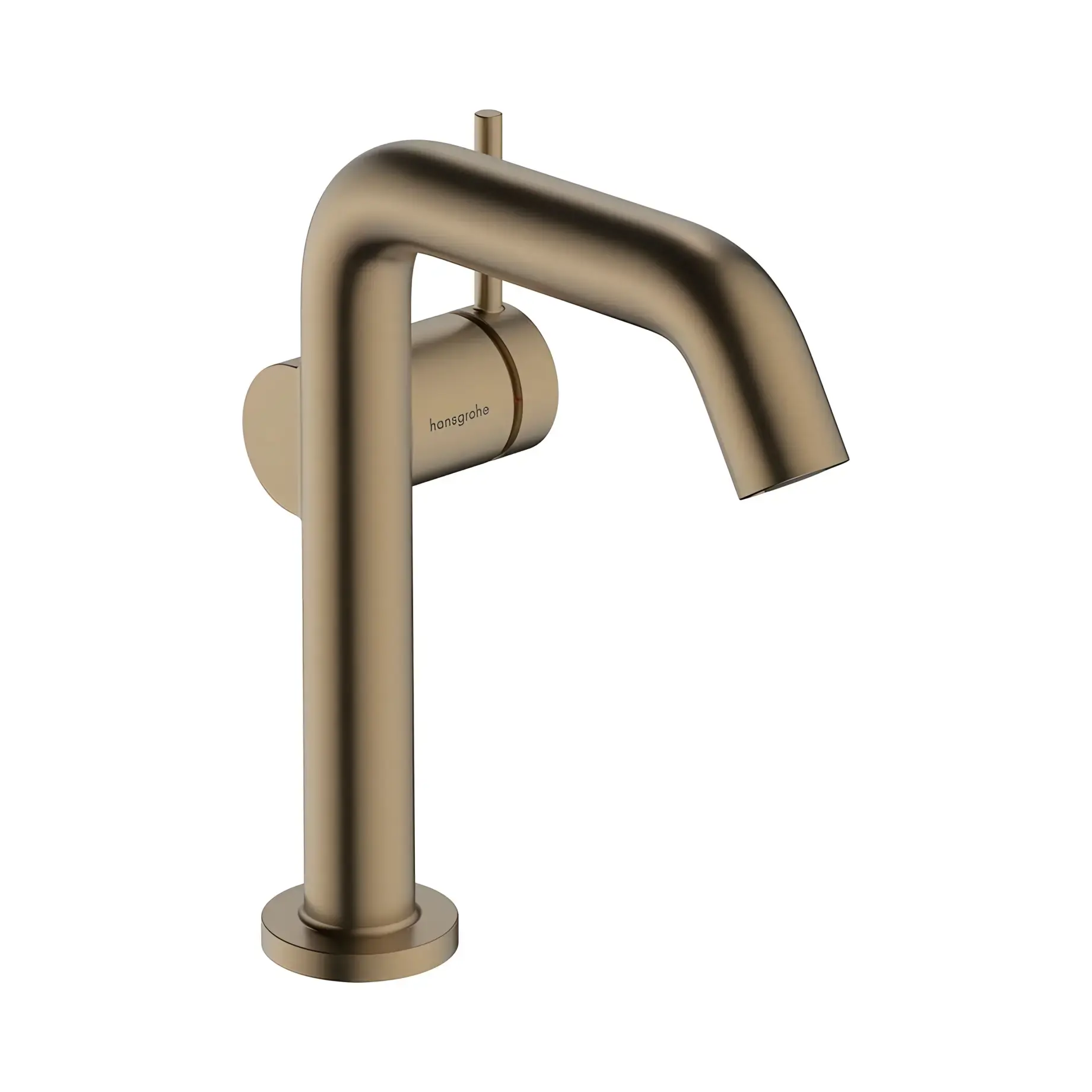Змішувач для раковини Tecturis S Hansgrohe 73342140 Brushed Bronze — вид на білому тлі