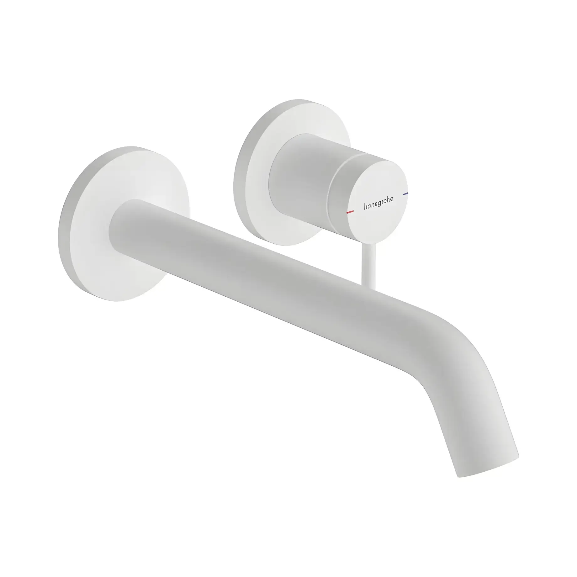 Змішувач для раковини Tecturis S Hansgrohe 73351700 White Matt — вид на білому тлі