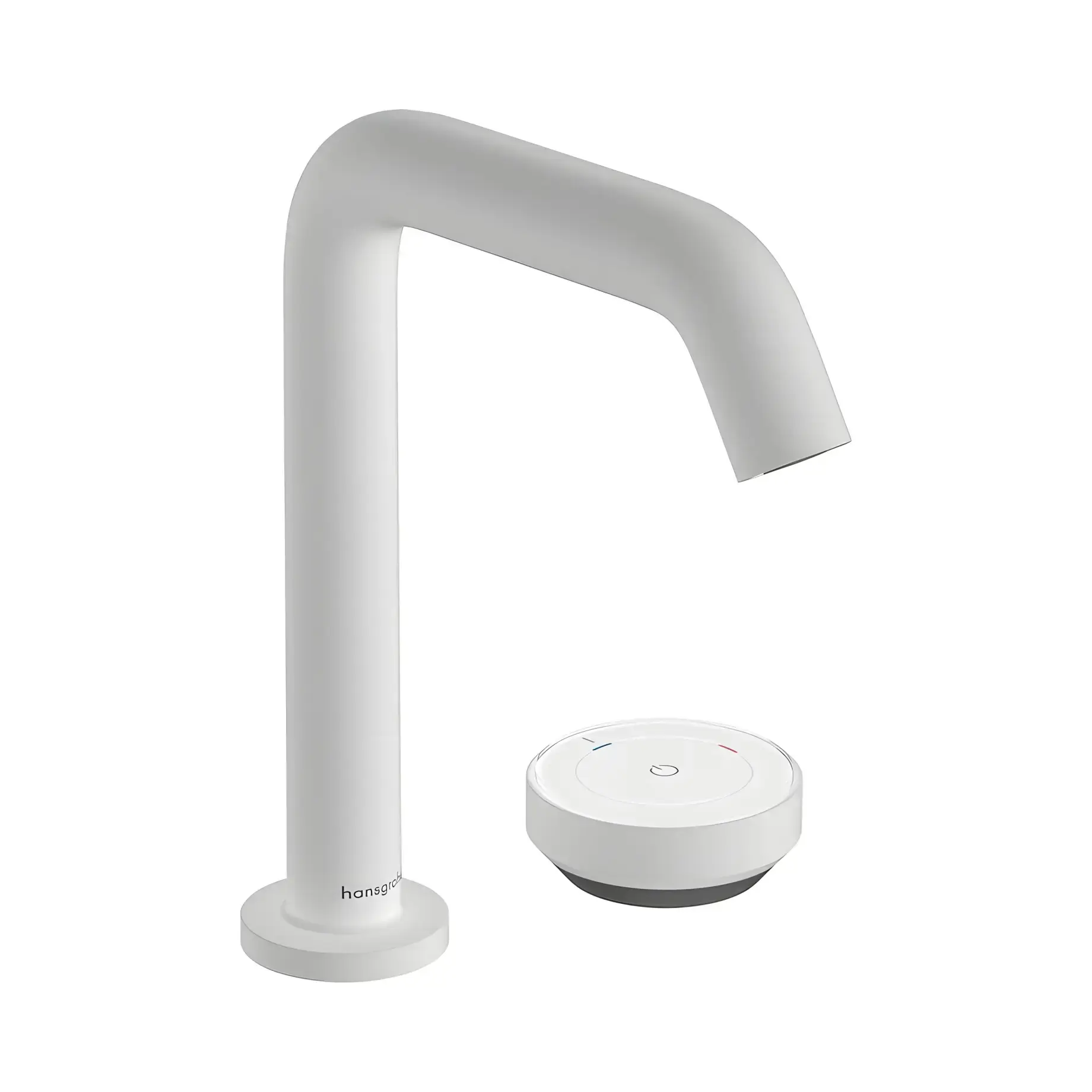 Змішувач для раковини Tecturis S Hansgrohe 73353700 White Matt — вид на білому тлі