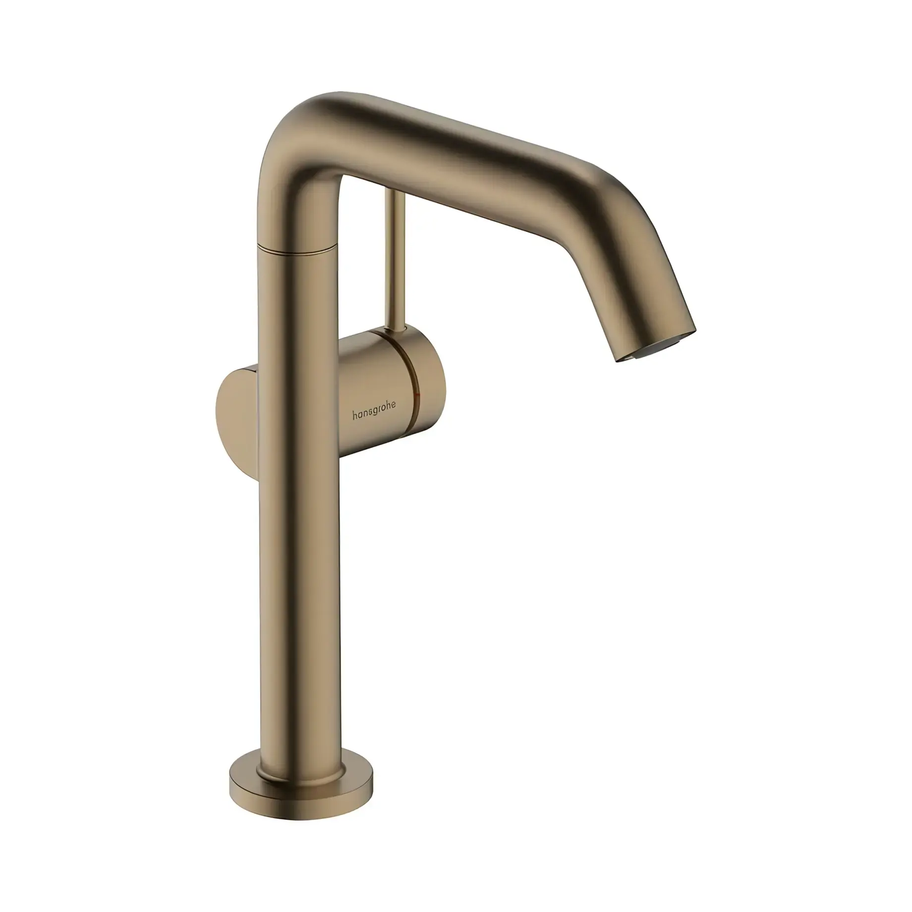 Змішувач для раковини Tecturis S Hansgrohe 73360140 Brushed Bronze — вид на білому тлі