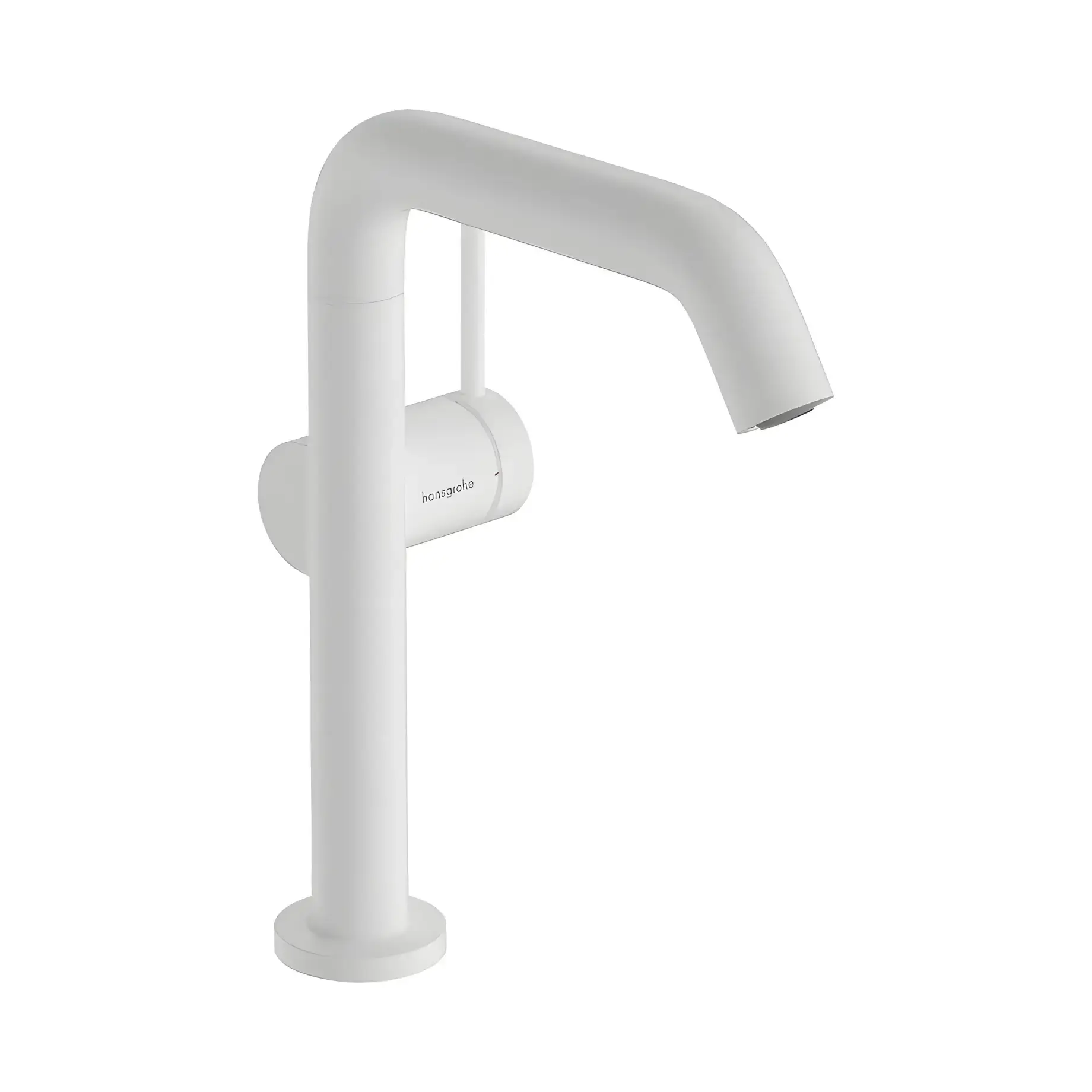 Змішувач для раковини Tecturis S Hansgrohe 73360700 White Matt — вид на білому тлі