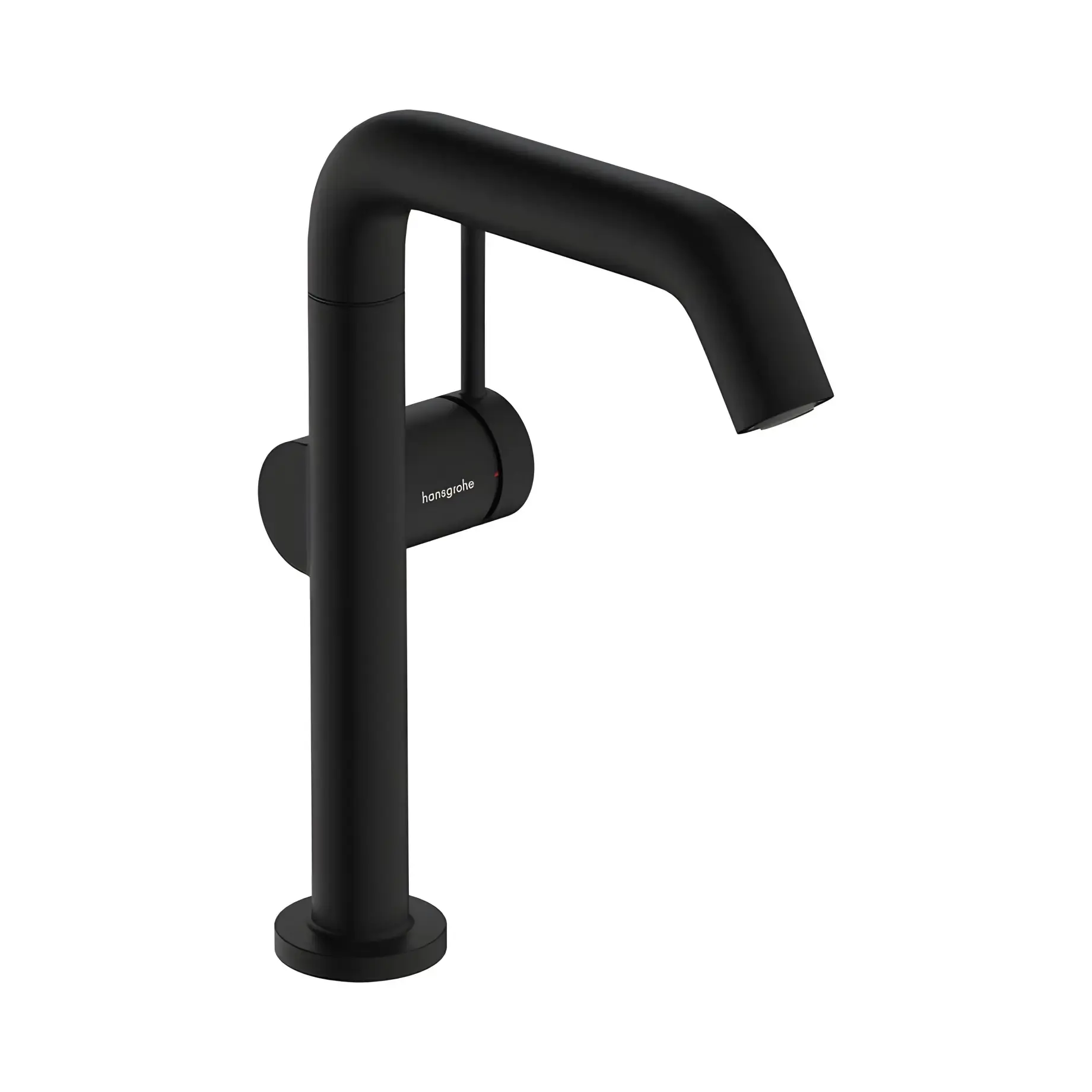 Змішувач для раковини Tecturis S Hansgrohe 73364670 Matt Black — вид на білому тлі