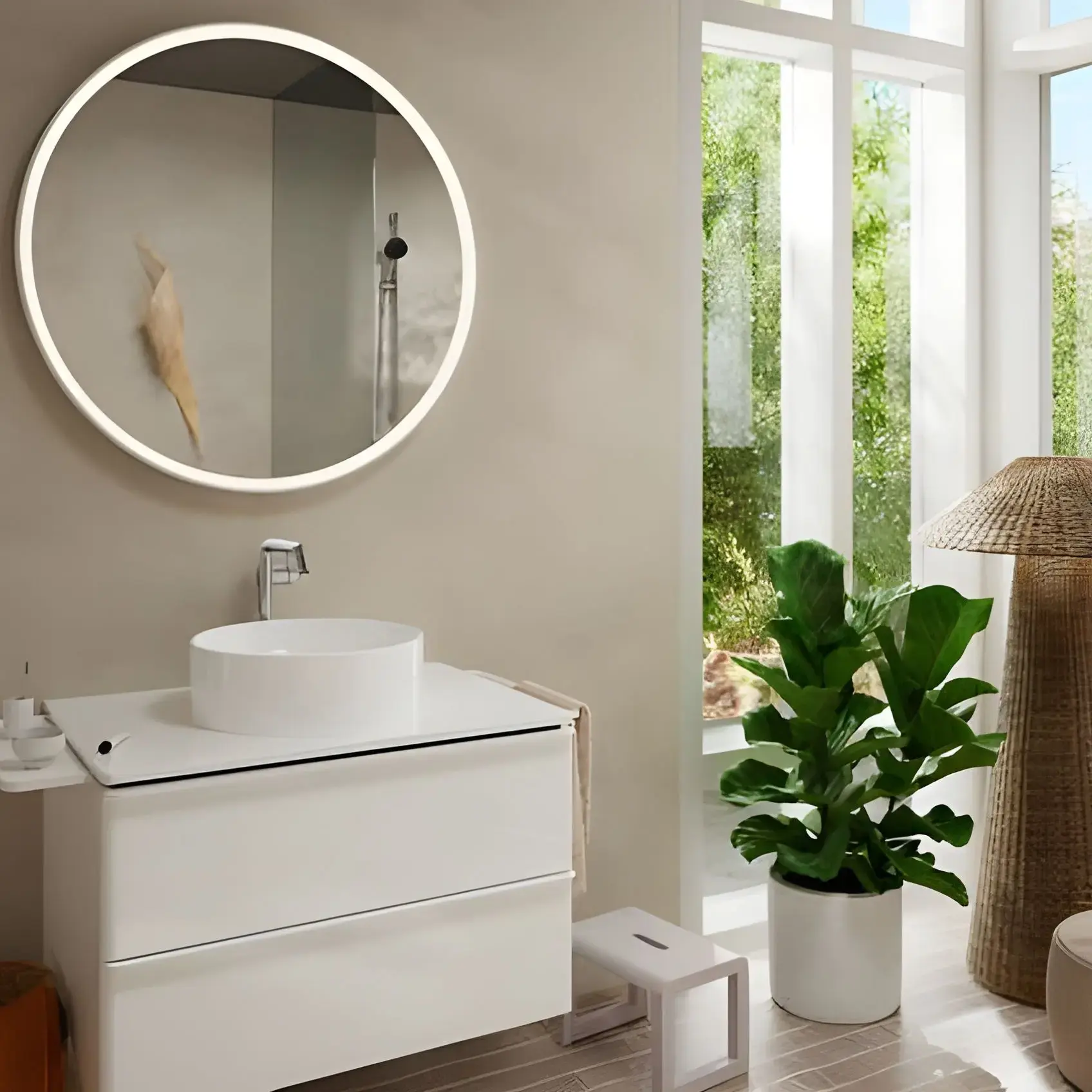 Змішувач для раковини Tecturis S Hansgrohe 73370000 Chrome — вид спереду