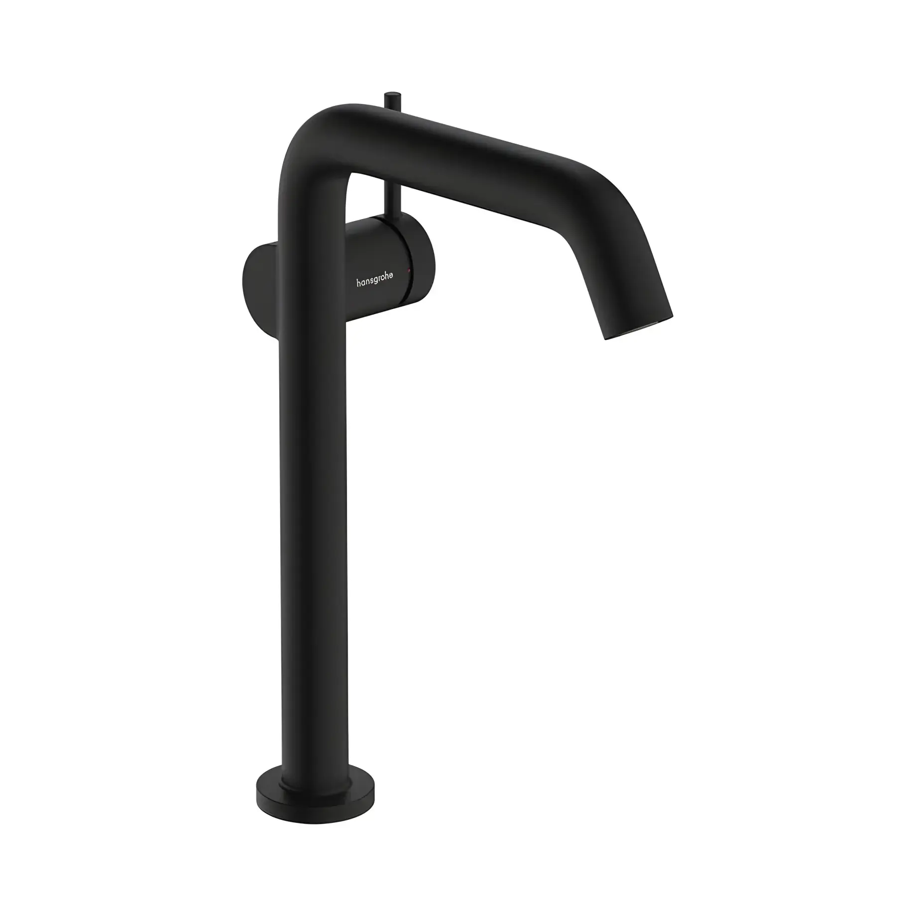 Змішувач для раковини Tecturis S Hansgrohe 73370670 Matt Black — вид на білому тлі