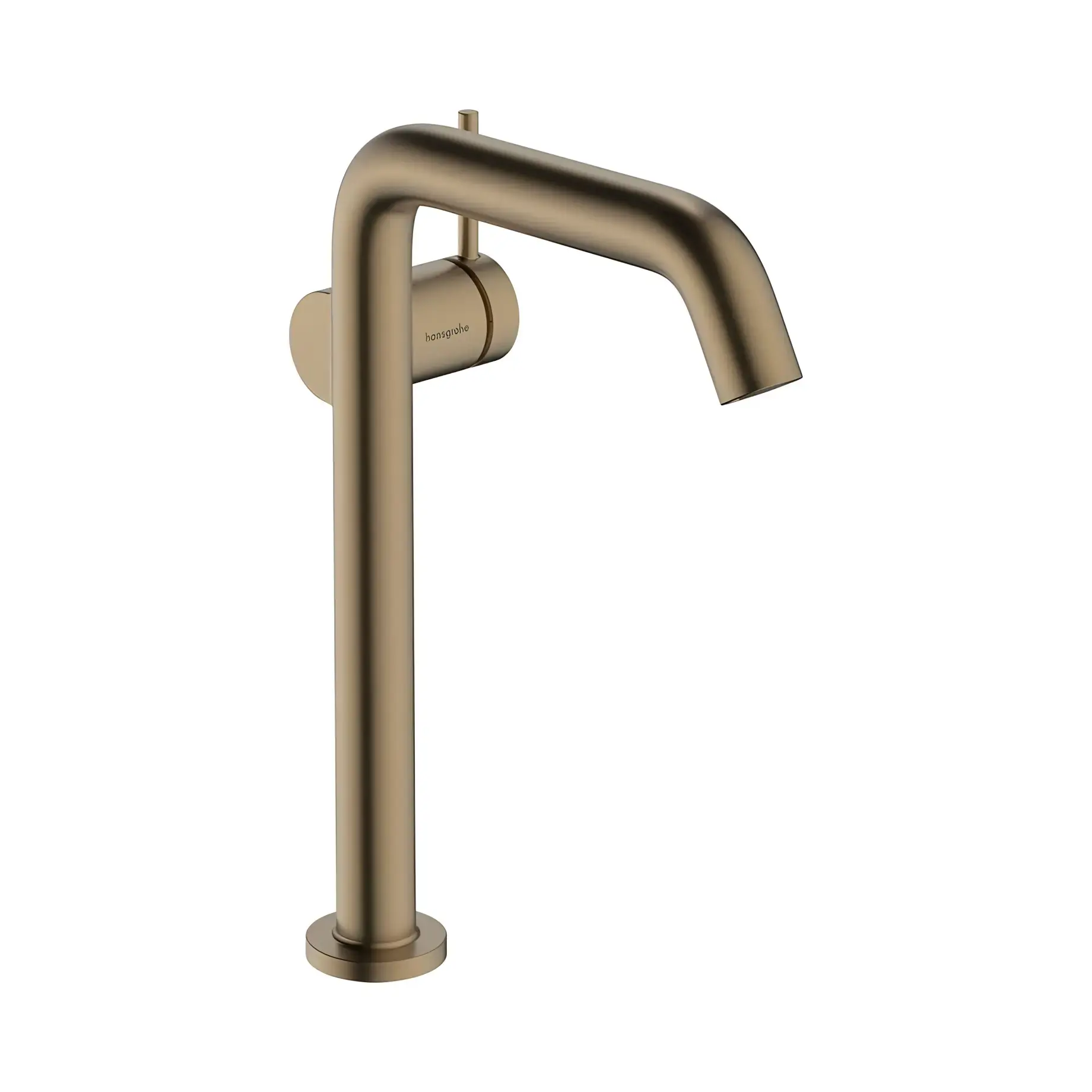 Змішувач для раковини Tecturis S Hansgrohe 73373140 Brushed Bronze — вид на білому тлі