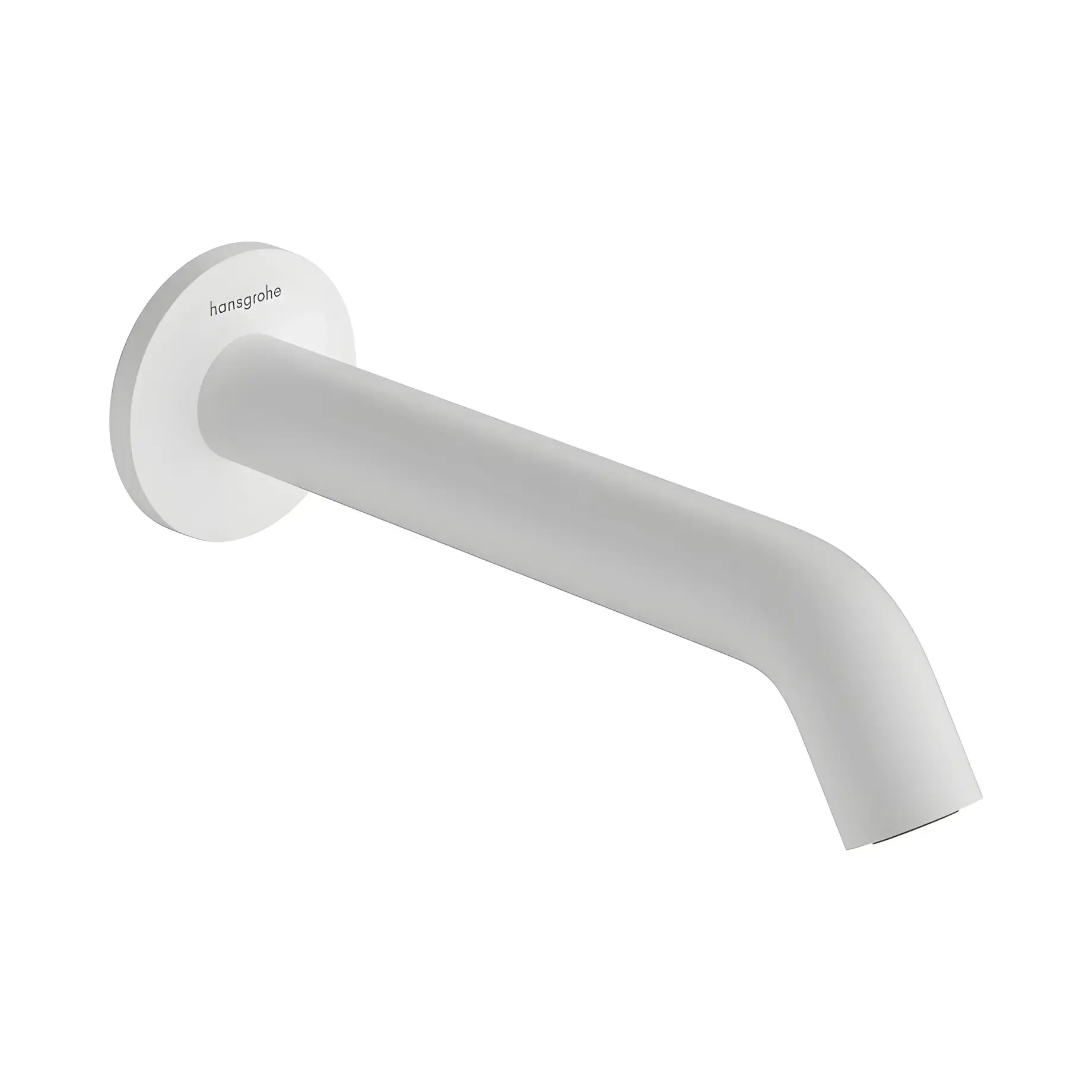 Вилив Tecturis S Hansgrohe 73411700 White Matt — вид на білому тлі
