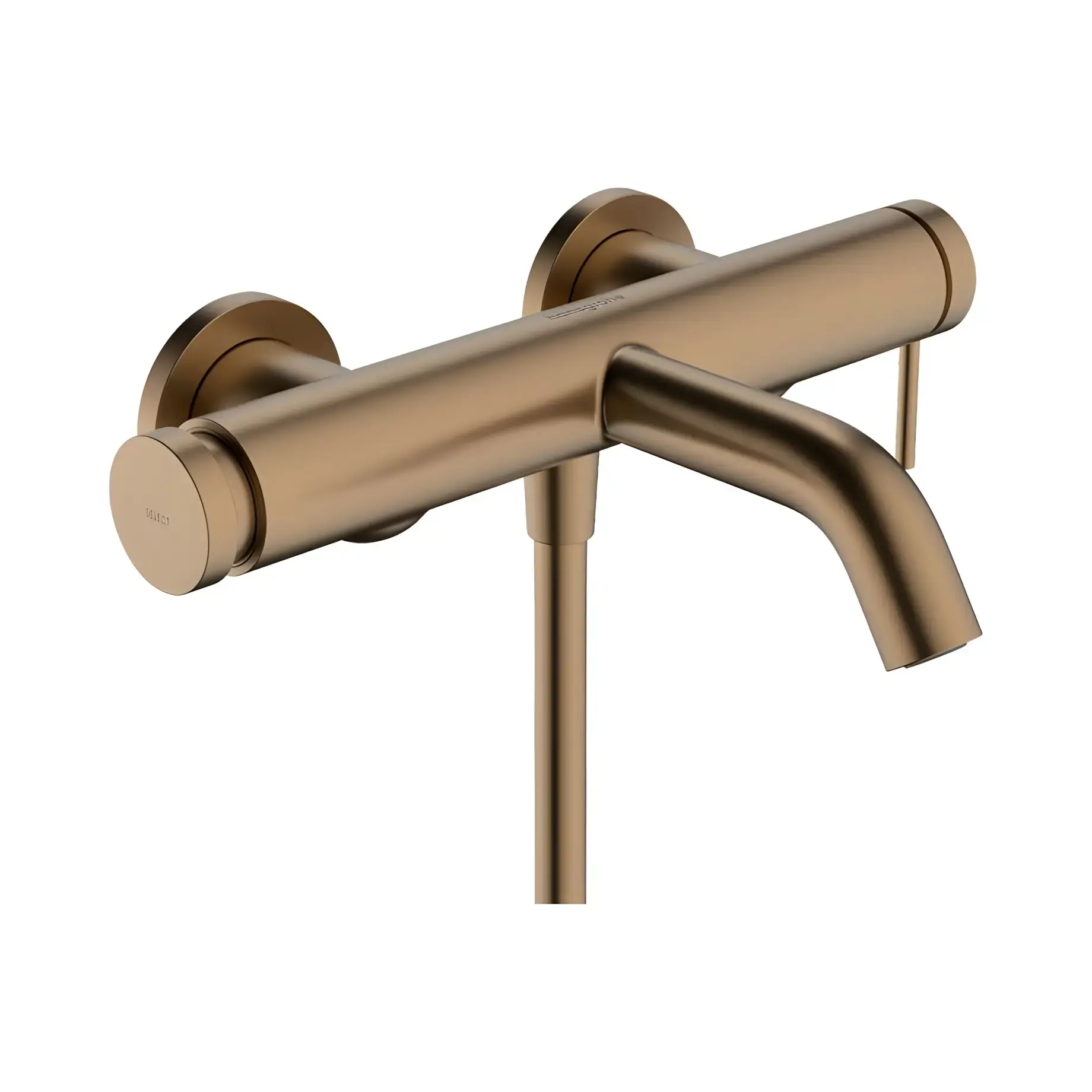 Змішувач для ванни Tecturis S Hansgrohe 73422140 Brushed Bronze — вид на білому тлі