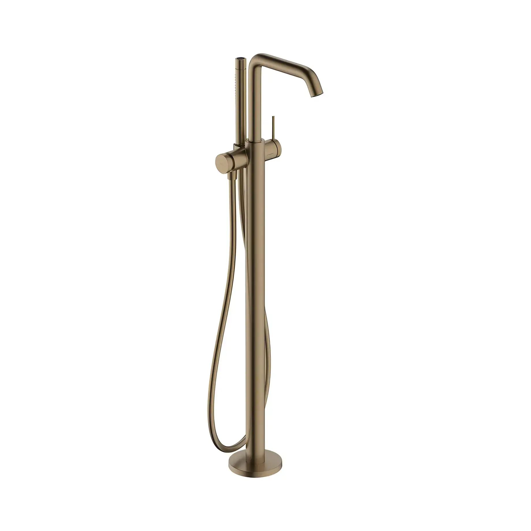 Змішувач для ванни Tecturis S Hansgrohe 73440140 Brushed Bronze — вид на білому тлі