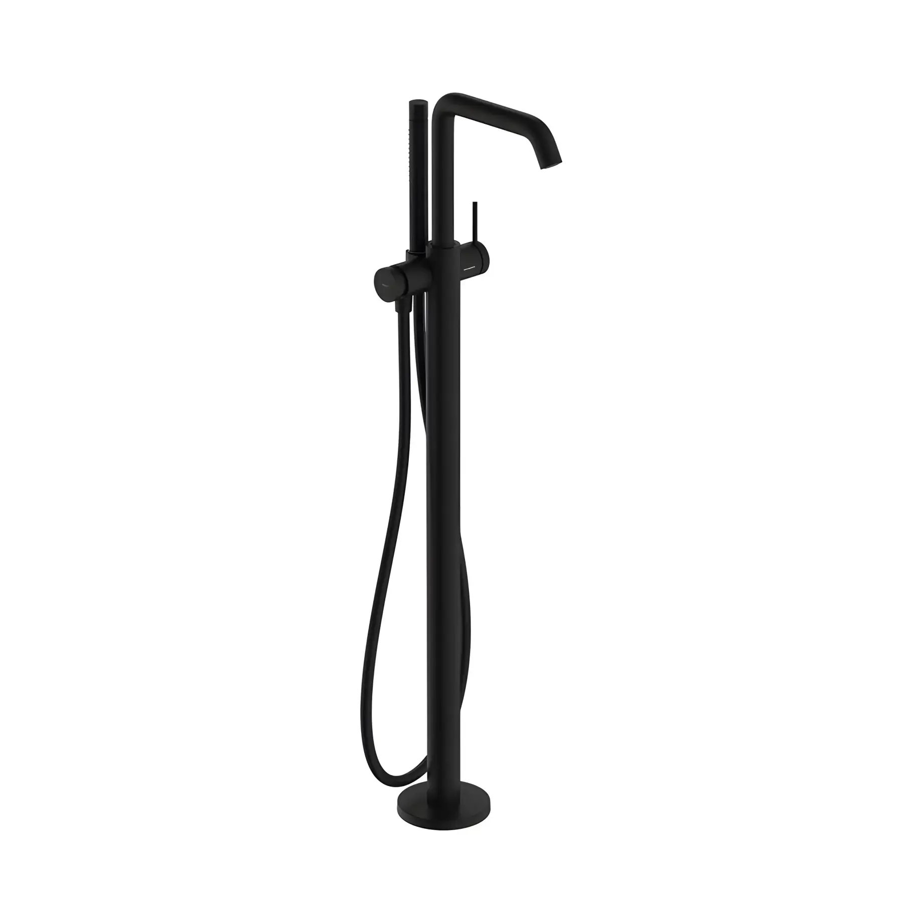 Змішувач для ванни Tecturis S Hansgrohe 73440670 Matt Black — вид на білому тлі