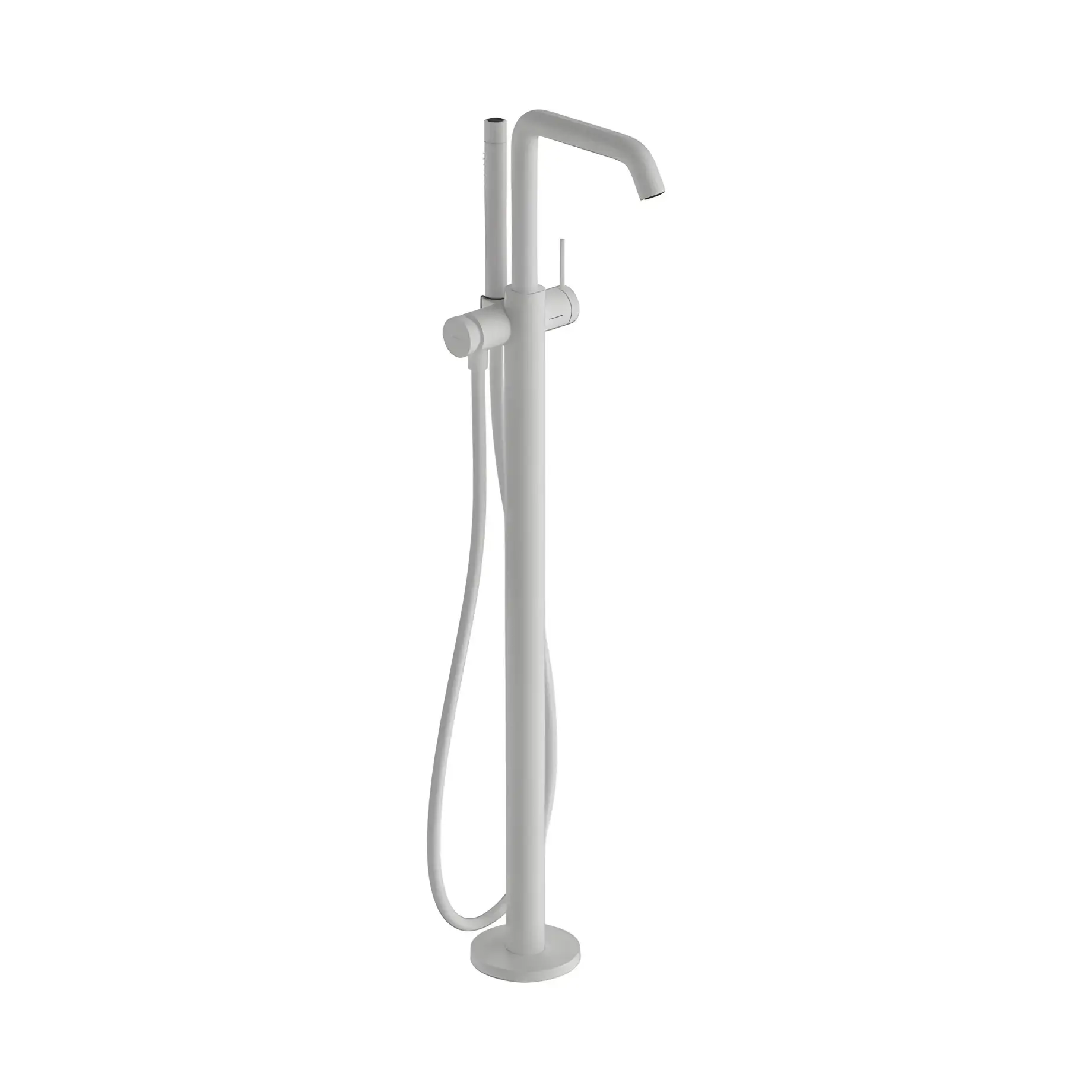Змішувач для ванни Tecturis S Hansgrohe 73440700 White Matt — вид на білому тлі
