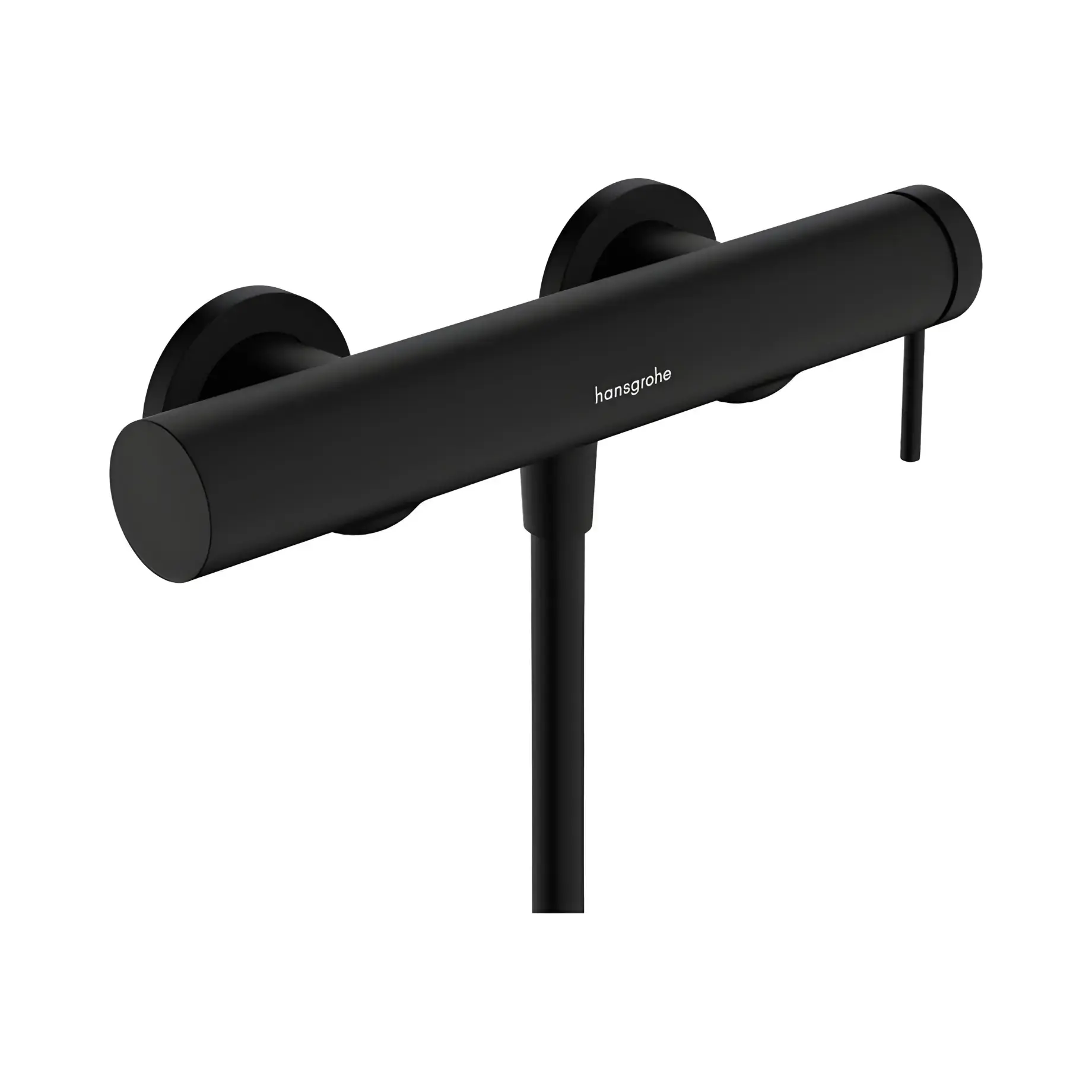 Змішувач для душу Tecturis S Hansgrohe 73622670 Matt Black — вид на білому тлі