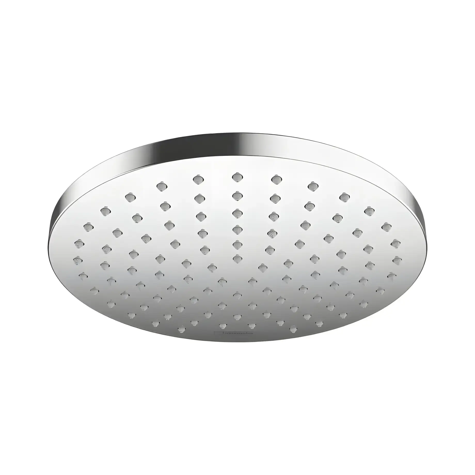 Верхній душ 1jet Vernis Blend Hansgrohe 26271000 Chrome 20.5 х 20.5 см — вид на білому тлі