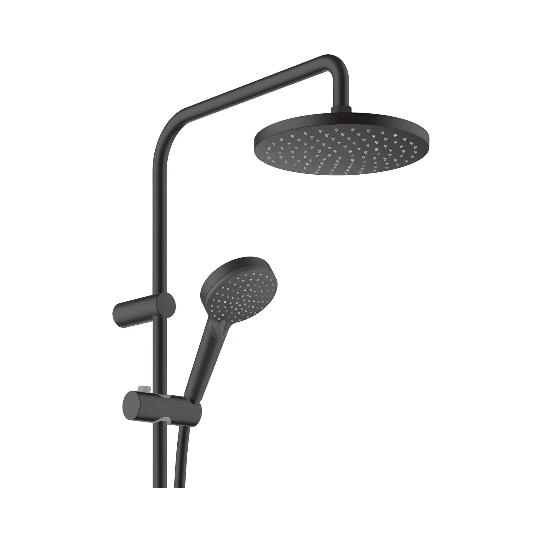 Душова система Vernis Blend Hansgrohe 26272670 Matt Black — вид спереду