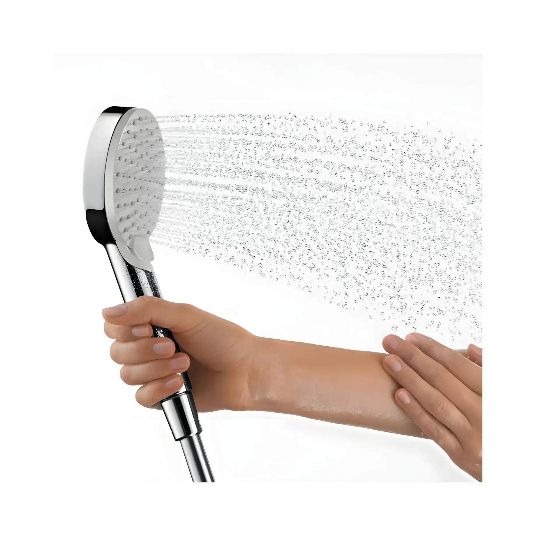 Душова система з термостатом Vernis Blend Hansgrohe 26274000 — вид ззаду