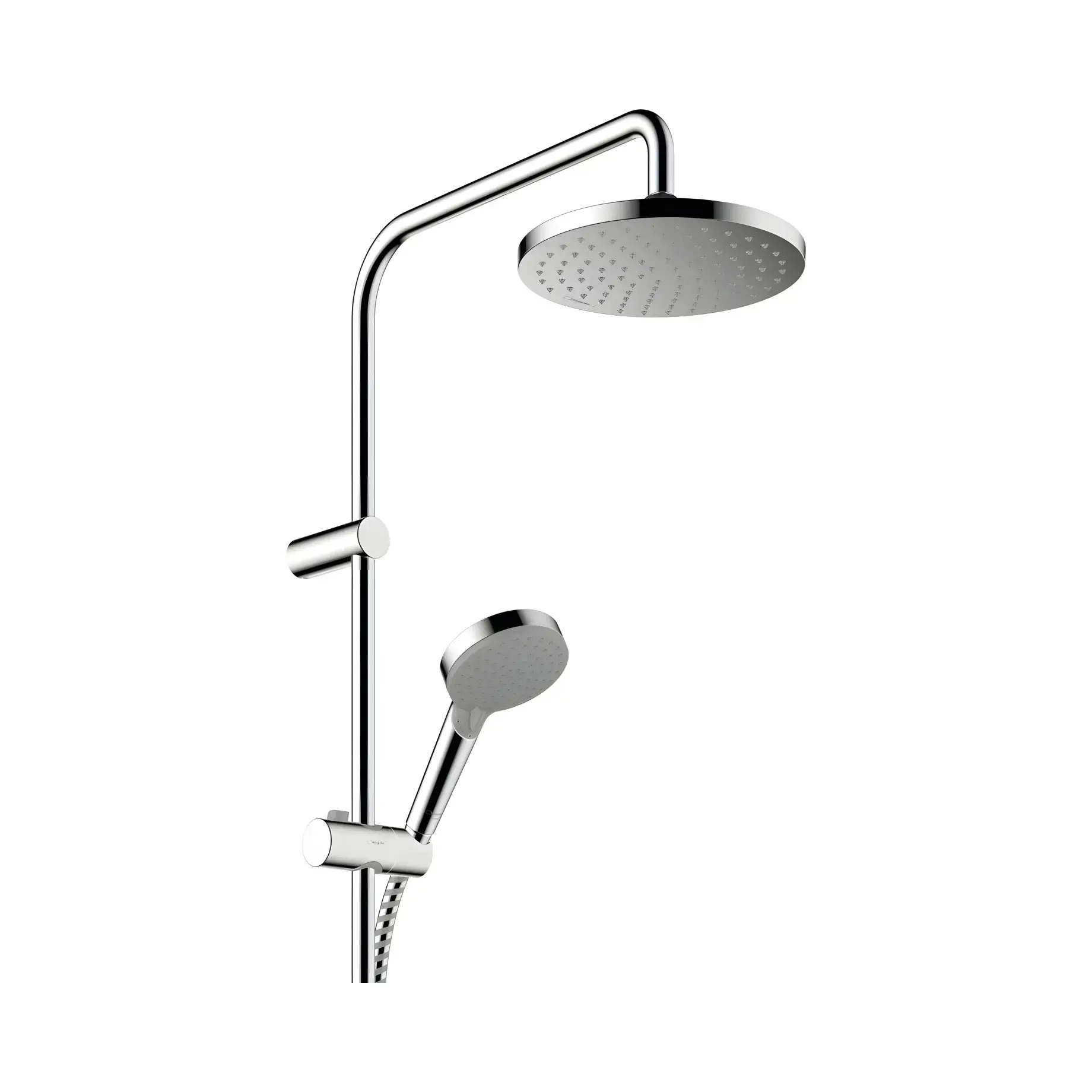 Душова система з термостатом Vernis Blend Hansgrohe 26274000 — в інтерʼєрі ванної кімнати